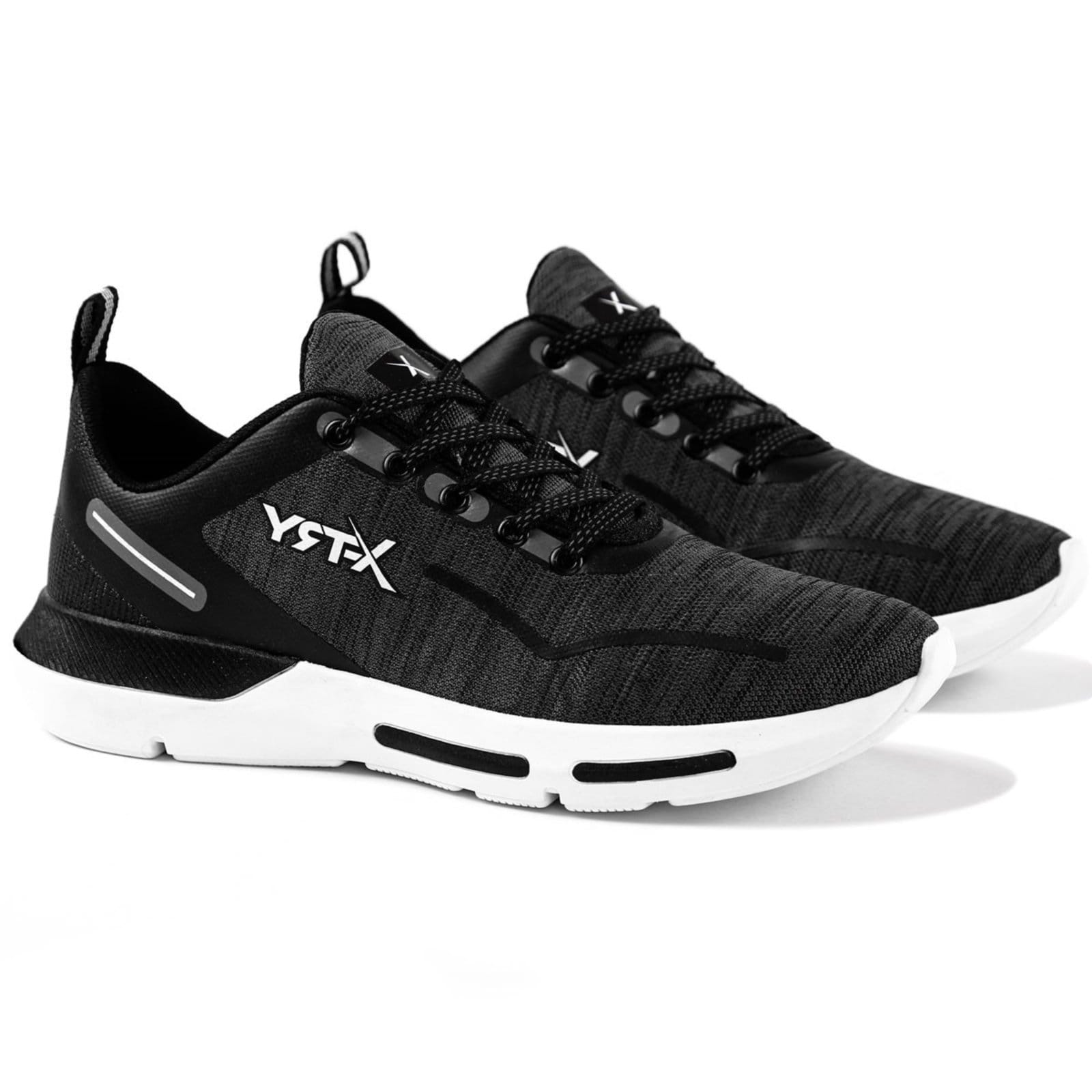 Vista 2 Tênis Masculino Esportivo Running Confortável Cadarço Calce Fácil Sapatofran branco/preto