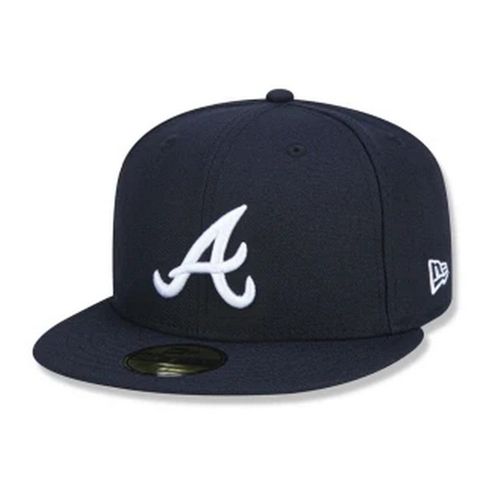 Boné New Era 59fifty Atlanta Braves Aba Reta Fitted Marinho