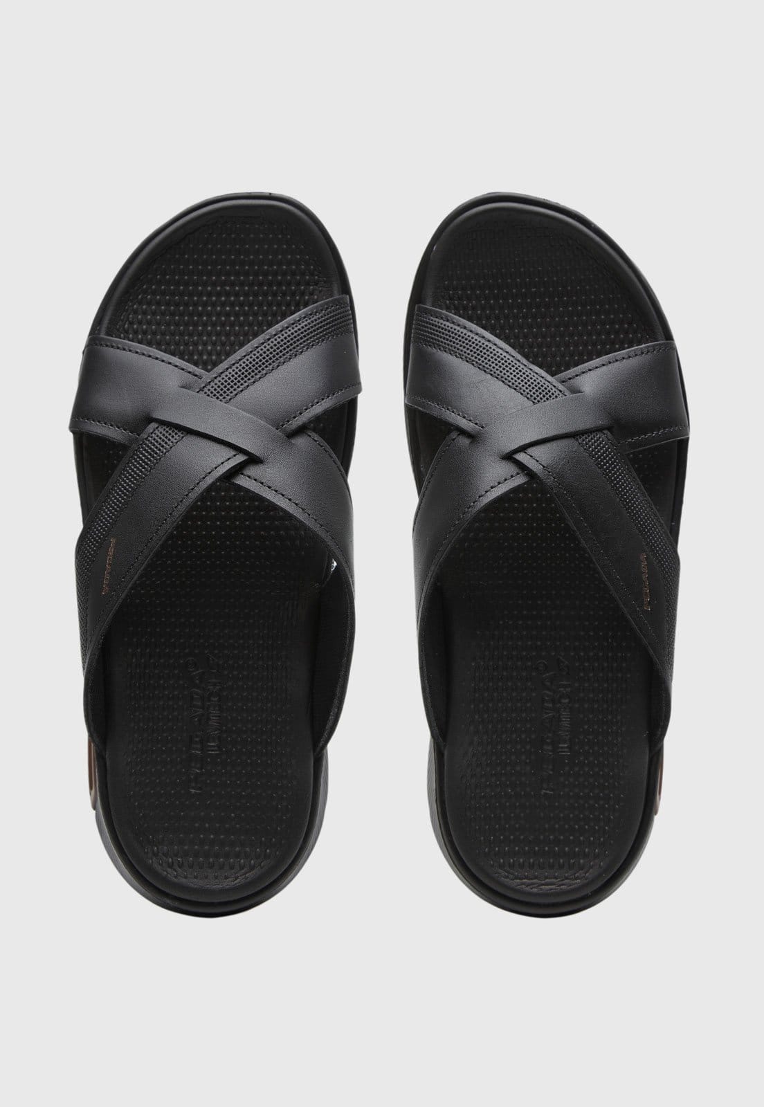 Sandália Masculina Pegada Tiras Cruzadas Preta