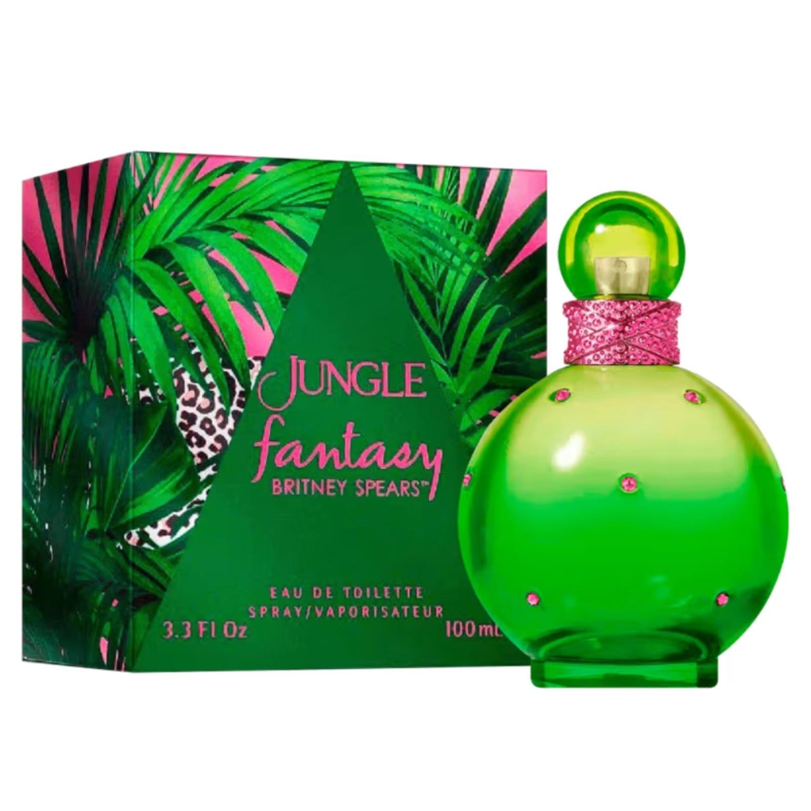 Vista 2 Fantasy Jungle Perfume Feminino Eau de Toilette 100 ml Britney Spears incolor