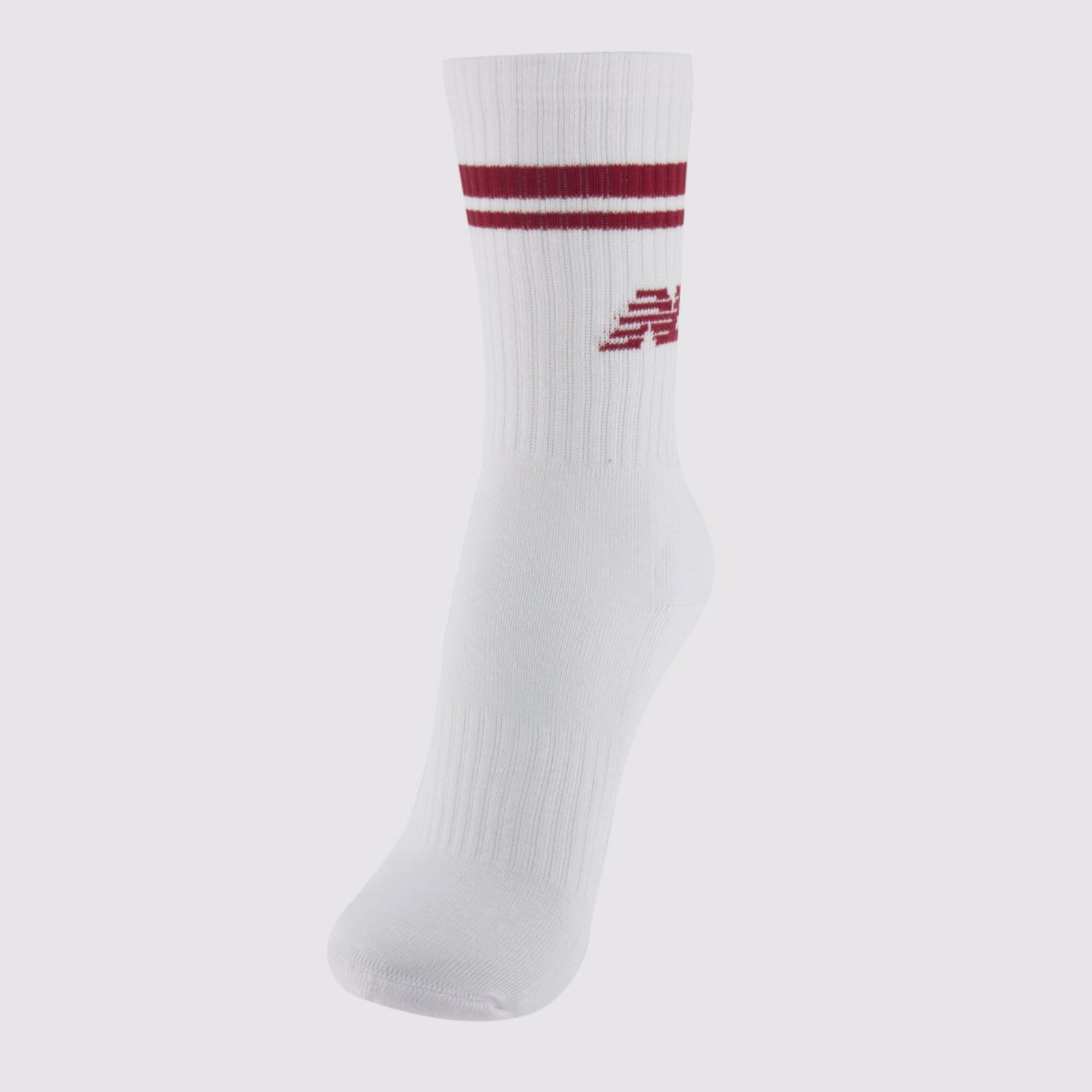 Meia New Balance Cano Alto Feminina Branca