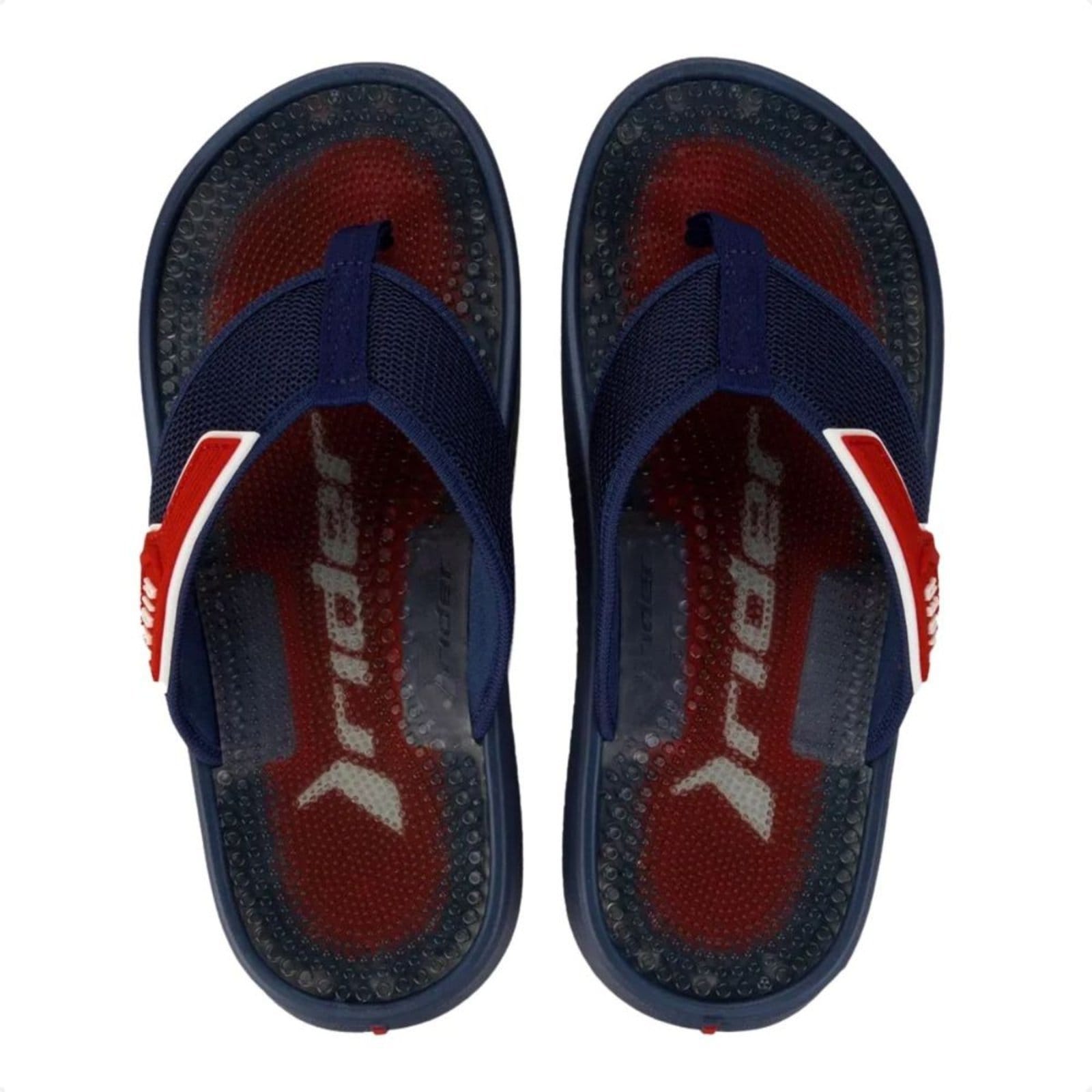 Vista 2 Chinelo Masculino Dedo Rider Infinity Max Rider azul