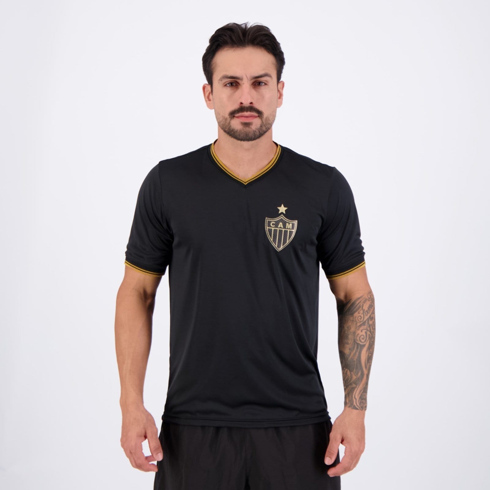 Camisa Atlético Mineiro Preta e Dourada
