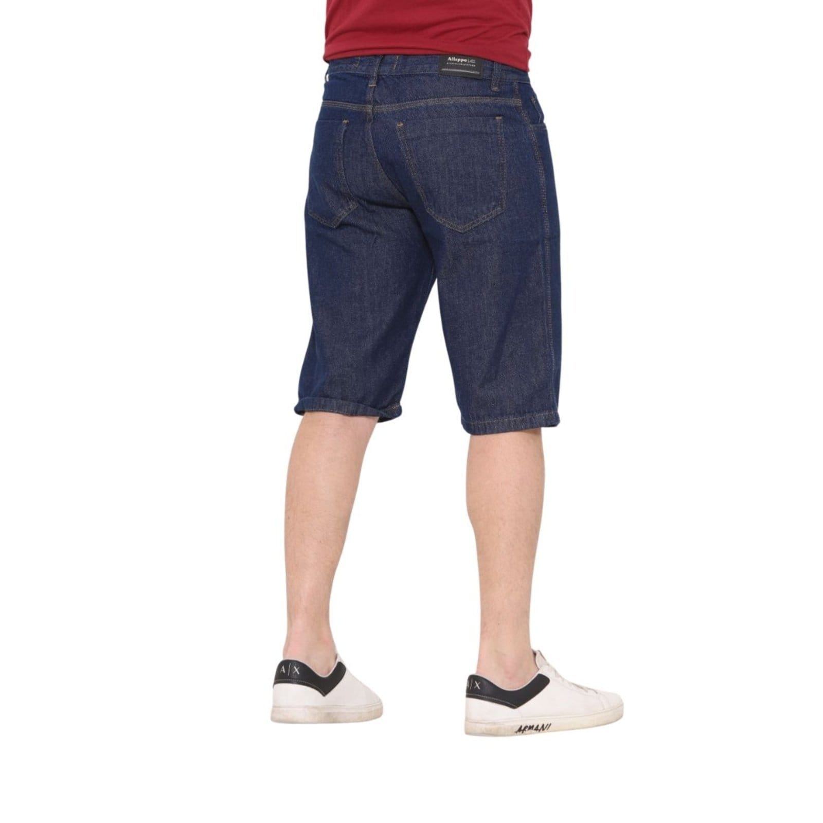 Vista 2 Bermuda Masculina Tradicional Escuro Jeans Loka Zurique Jeans Loka azul/azul marinho/jeans azul