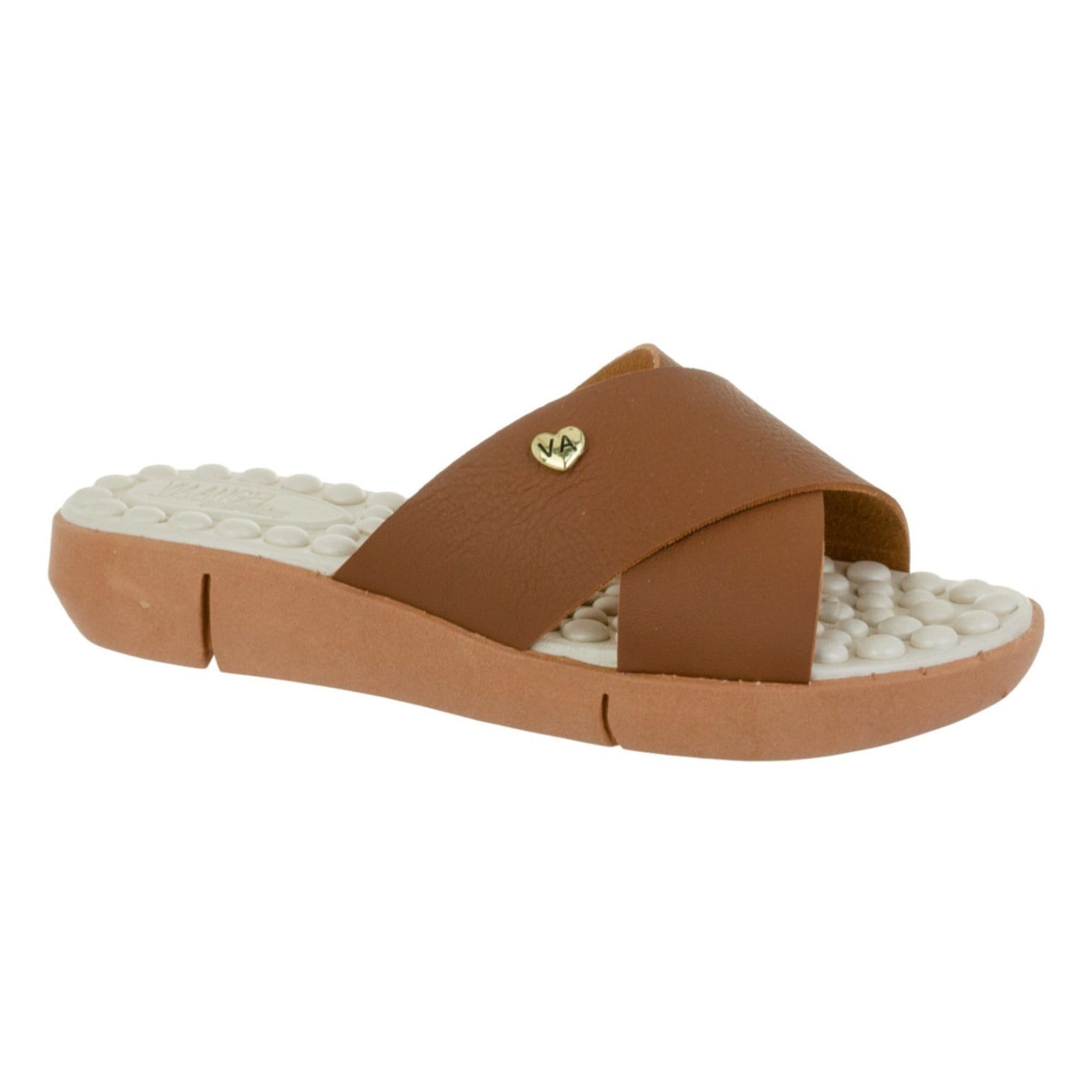 Chinelo Feminino Massageador Esporão Ortopédico Ant-Stress Via Angel 56.03