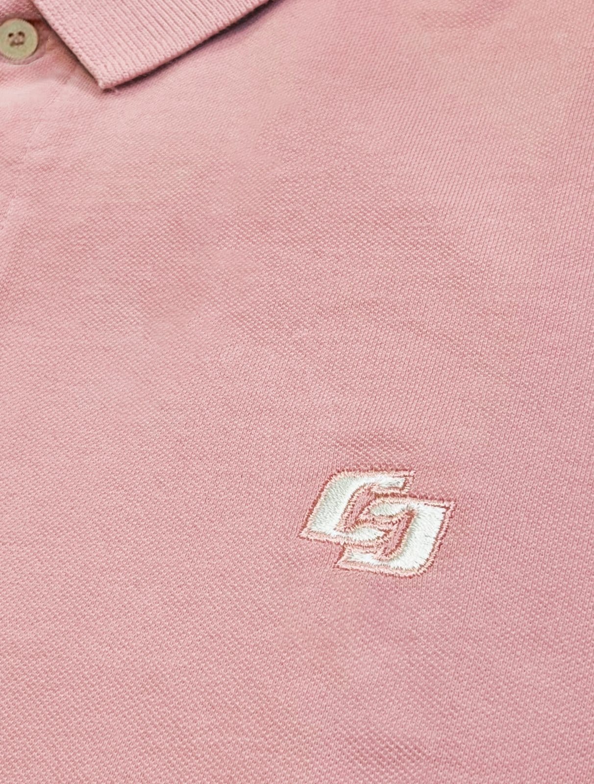 Vista 2 Polo Colcci Masculina Piquet Logo Bordado Claro Colcci rosa