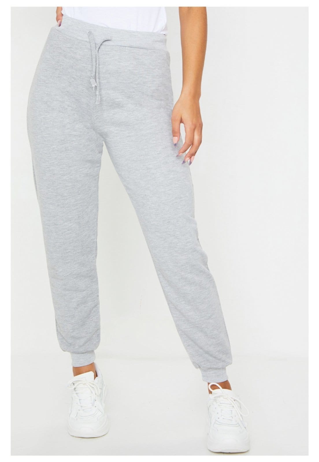 Vista principal Calça Jogger Moletom Rioutlet Feminina Rioutlet cinza