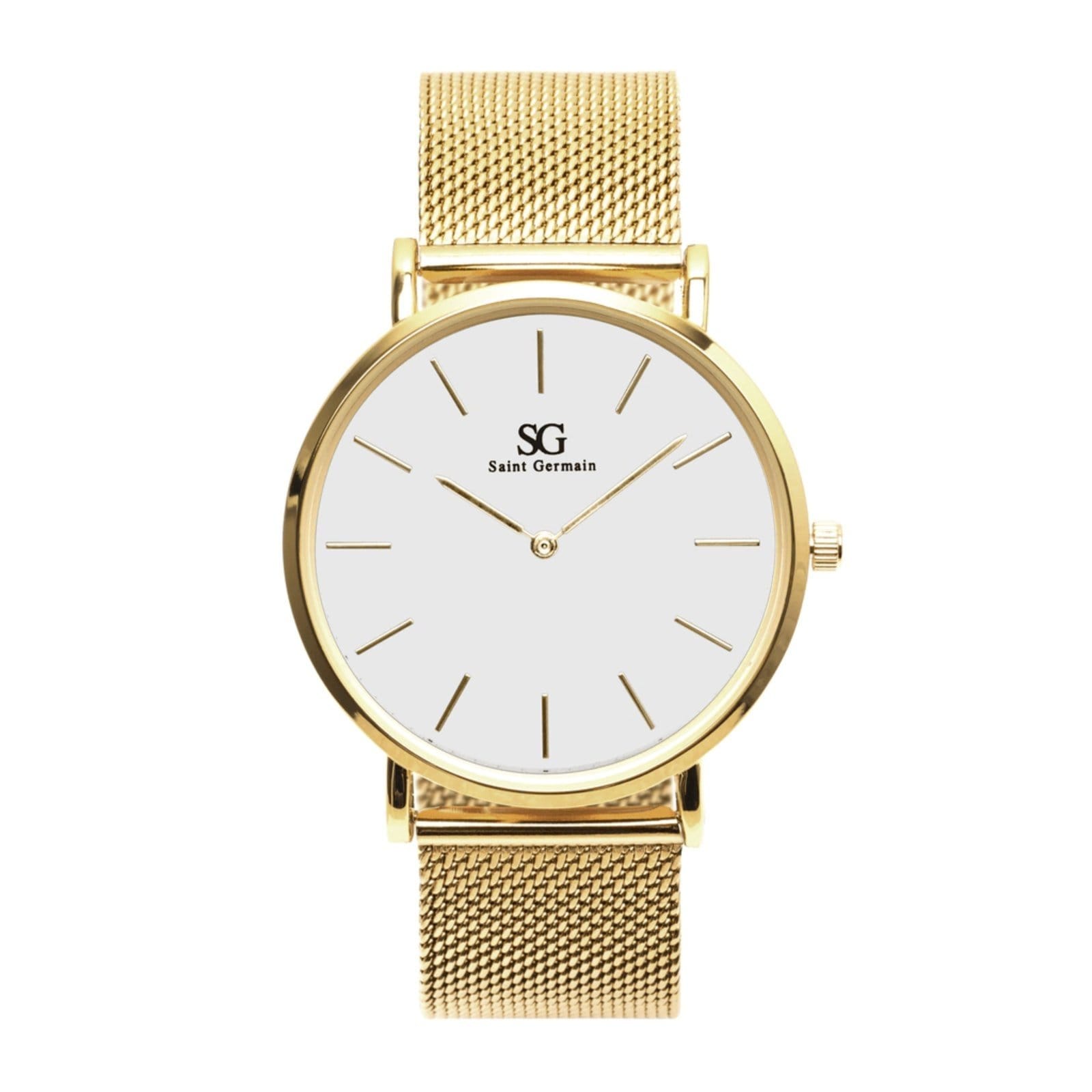 Relógio Saint Germain Minimalista Dourado Chelsea Gold 40mm