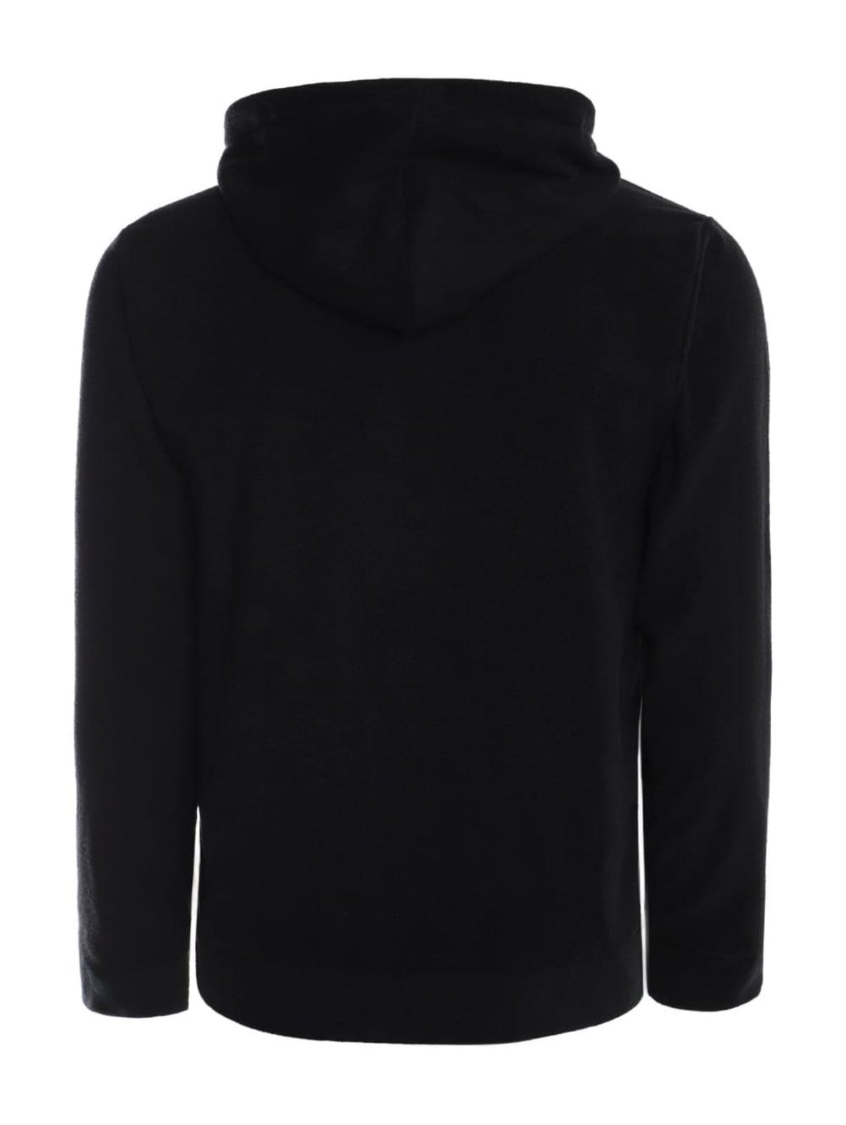 Vista 2 Jaqueta Fleece com Capuz Masculina DZero preto