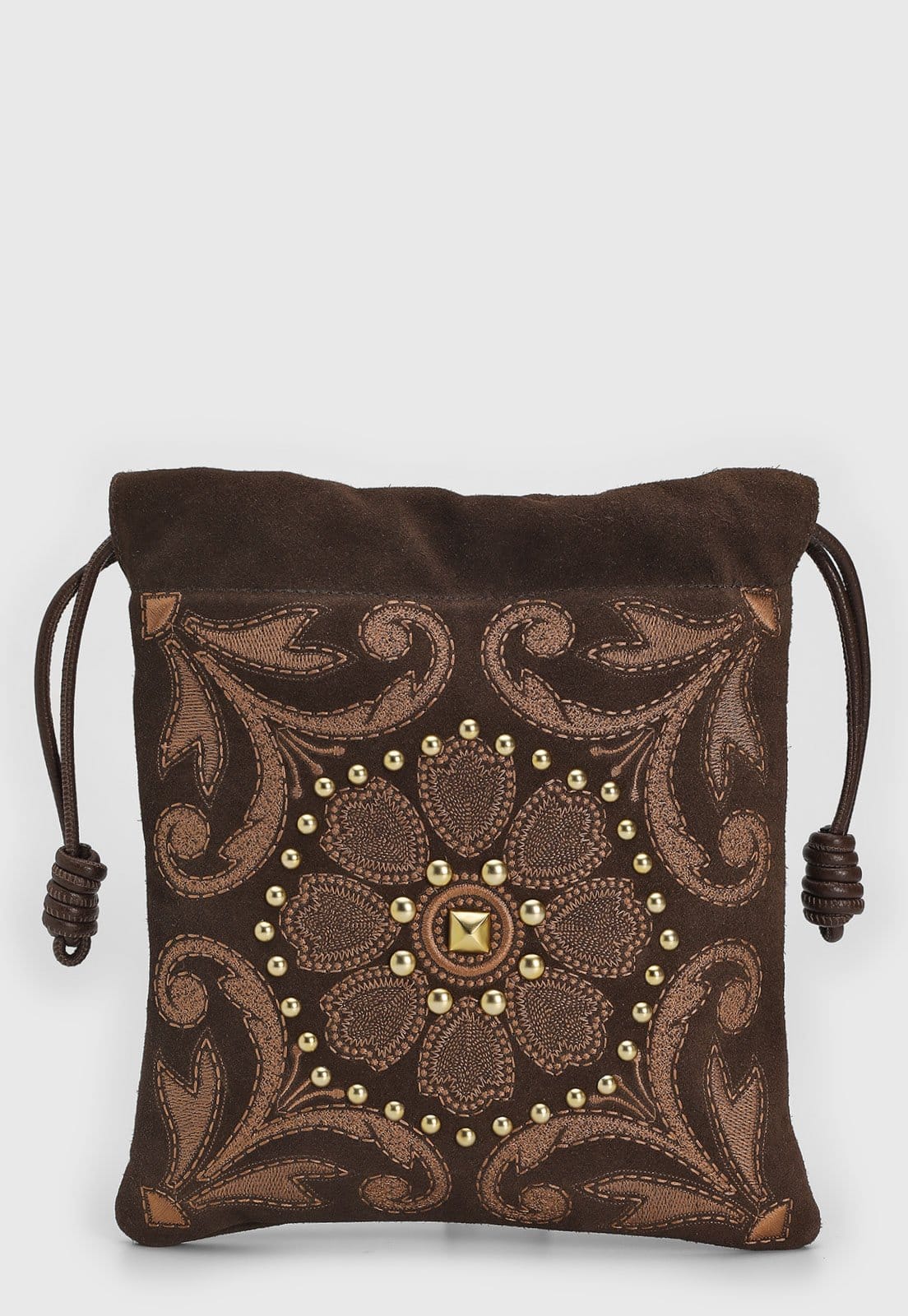 Bolsa Média Luiza Barcelos Bordado Floral