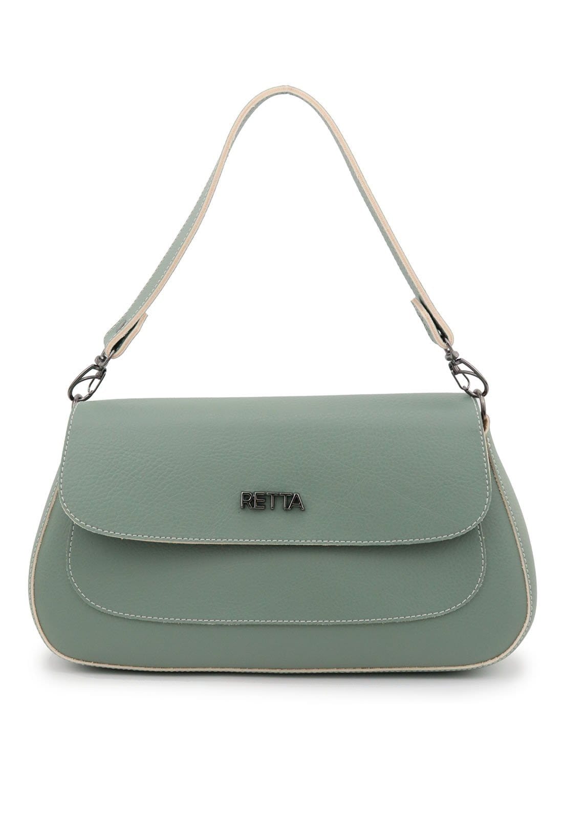 Vista principal Bolsa Feminina Transversal Pequena Para Festa de Ombro e Mão Retta Oficial Turquesa Retta Oficial verde turquesa