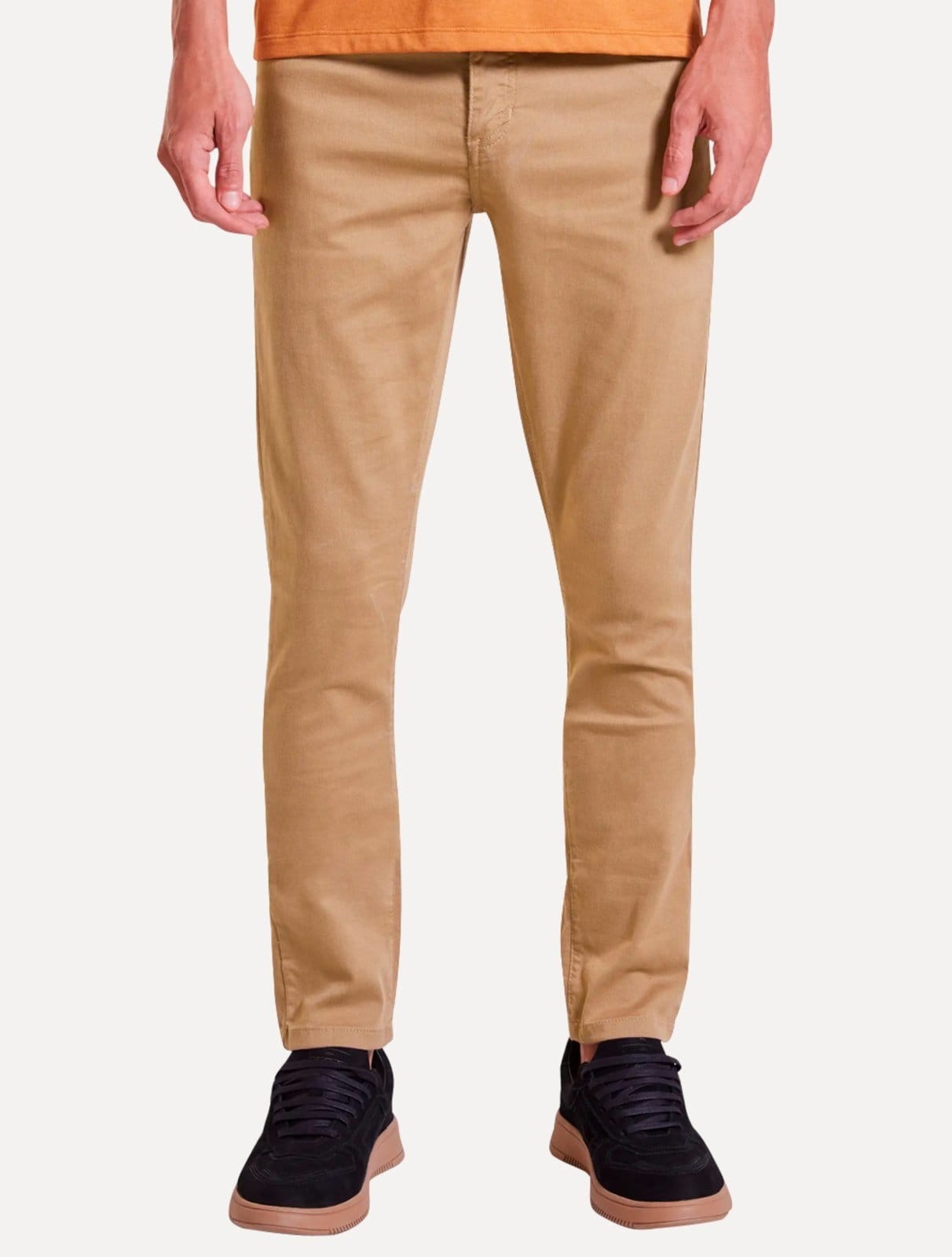 Calça Reserva Masculina Sarja Super Skinny Color Escuro