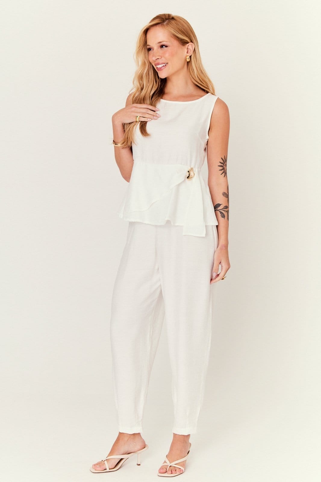 Calça In Love Isabella Off White