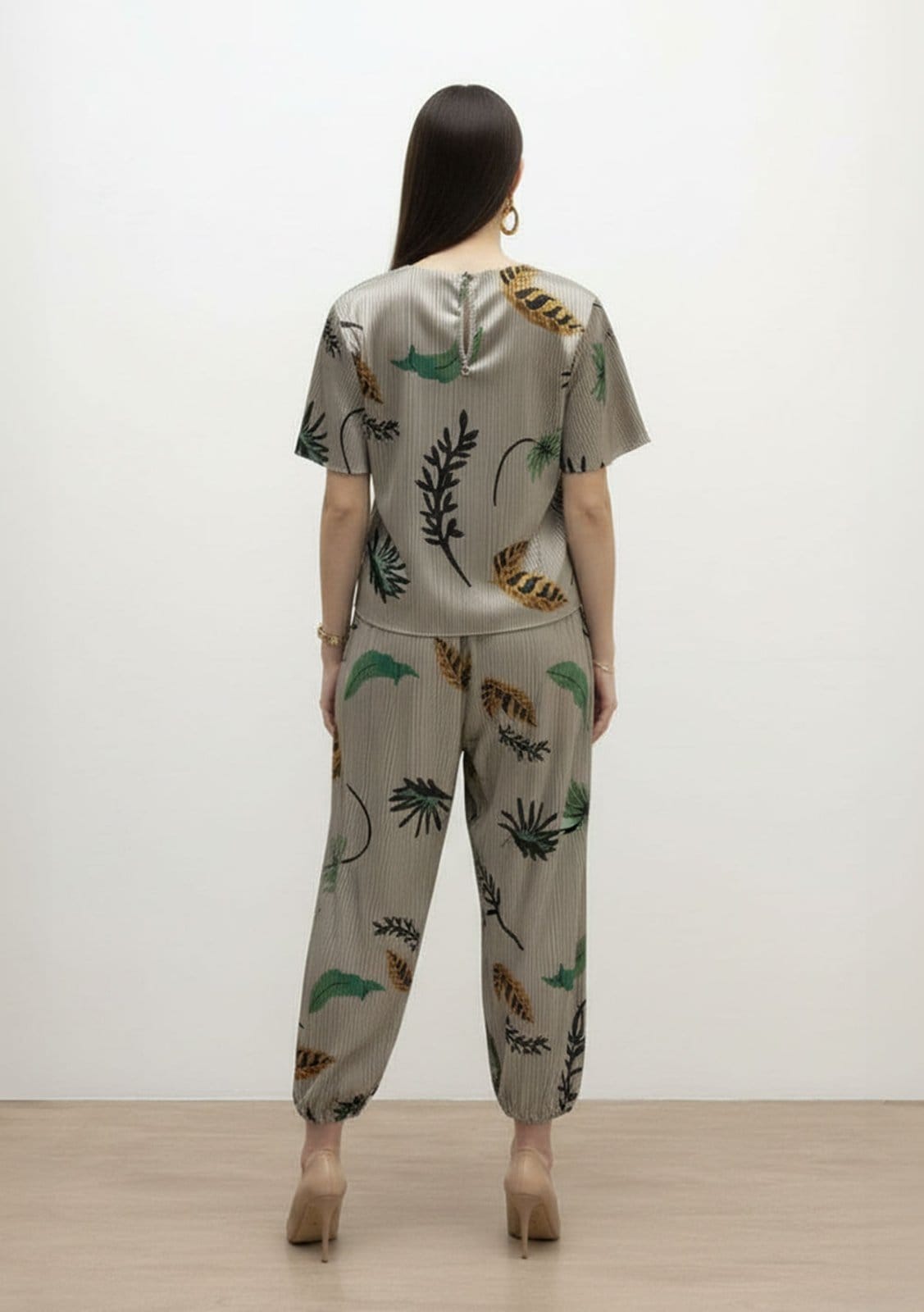 Vista 2 Calça Iódice Jogging Alta IÓDICE cinza