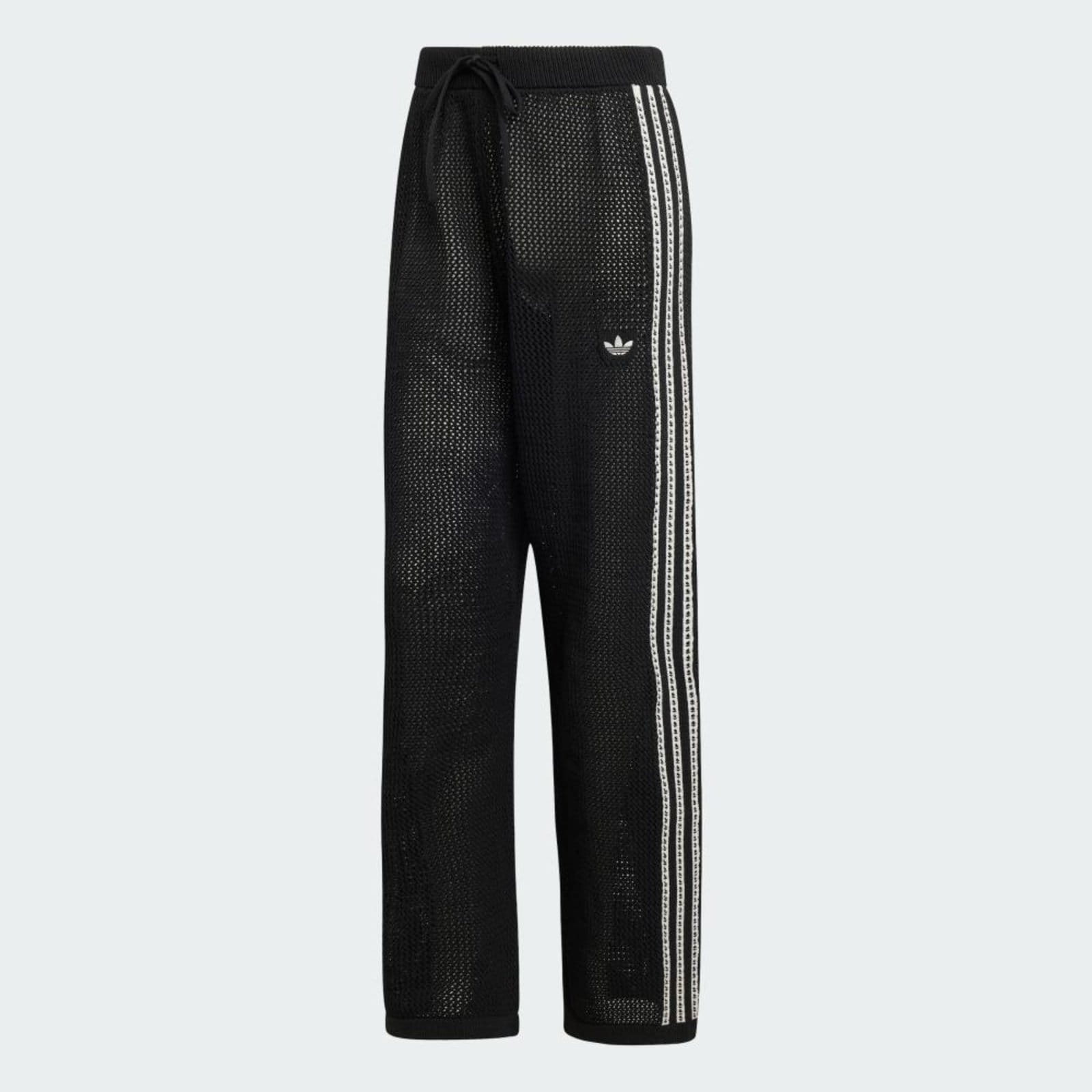 Vista 2 CALÇA ESPORTIVA EM MALHA DE CROCHÊ FIREBIRD adidas Originals adidas Originals preto