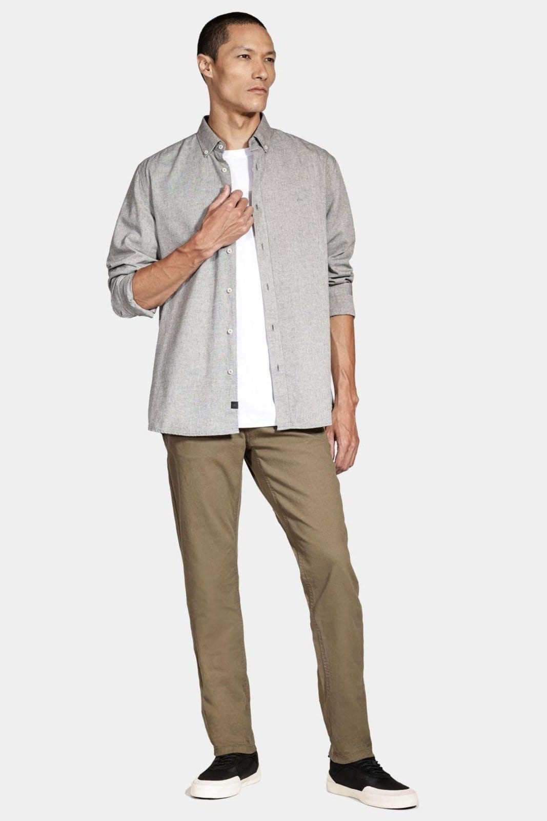 Vista 2 Camisa Aramis Manga Longa Slim Escuro Aramis verde