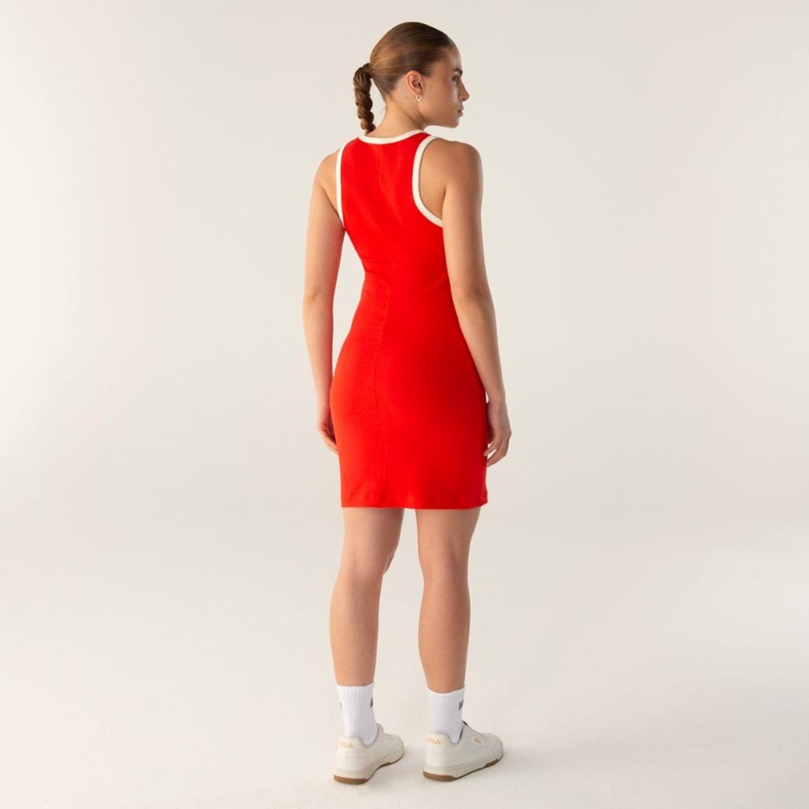 Vista 2 Vestido Fila Rib Feminino Fila incolor