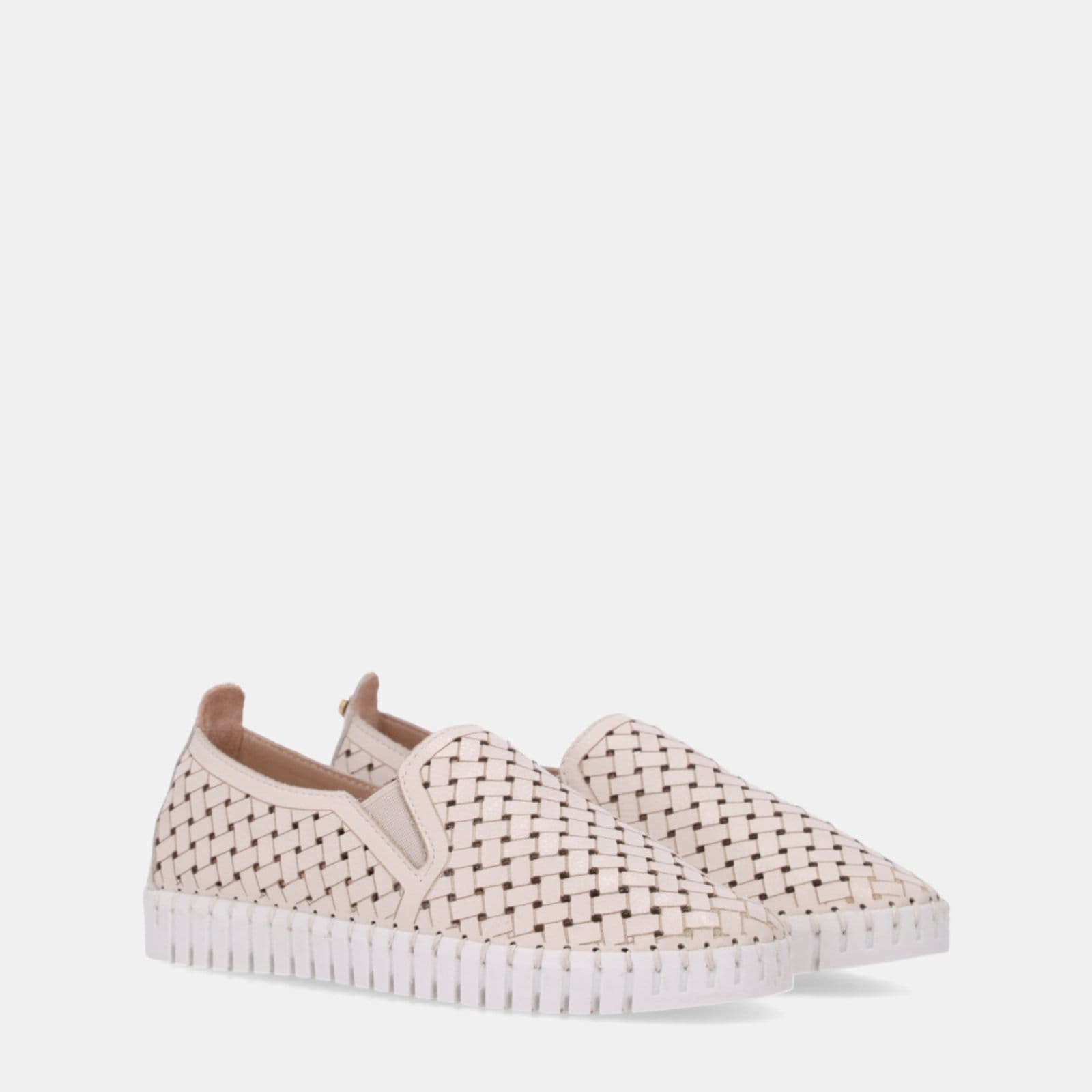 Vista 2 Tênis Couro Luz da Lua - 60130024 Luz Da Lua Off-white Luz Da Lua off-white white