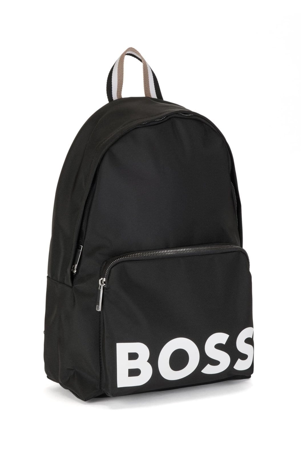 Vista 2 Mochila Em Material Reciclado Com Risca De Assinatura Boss preto