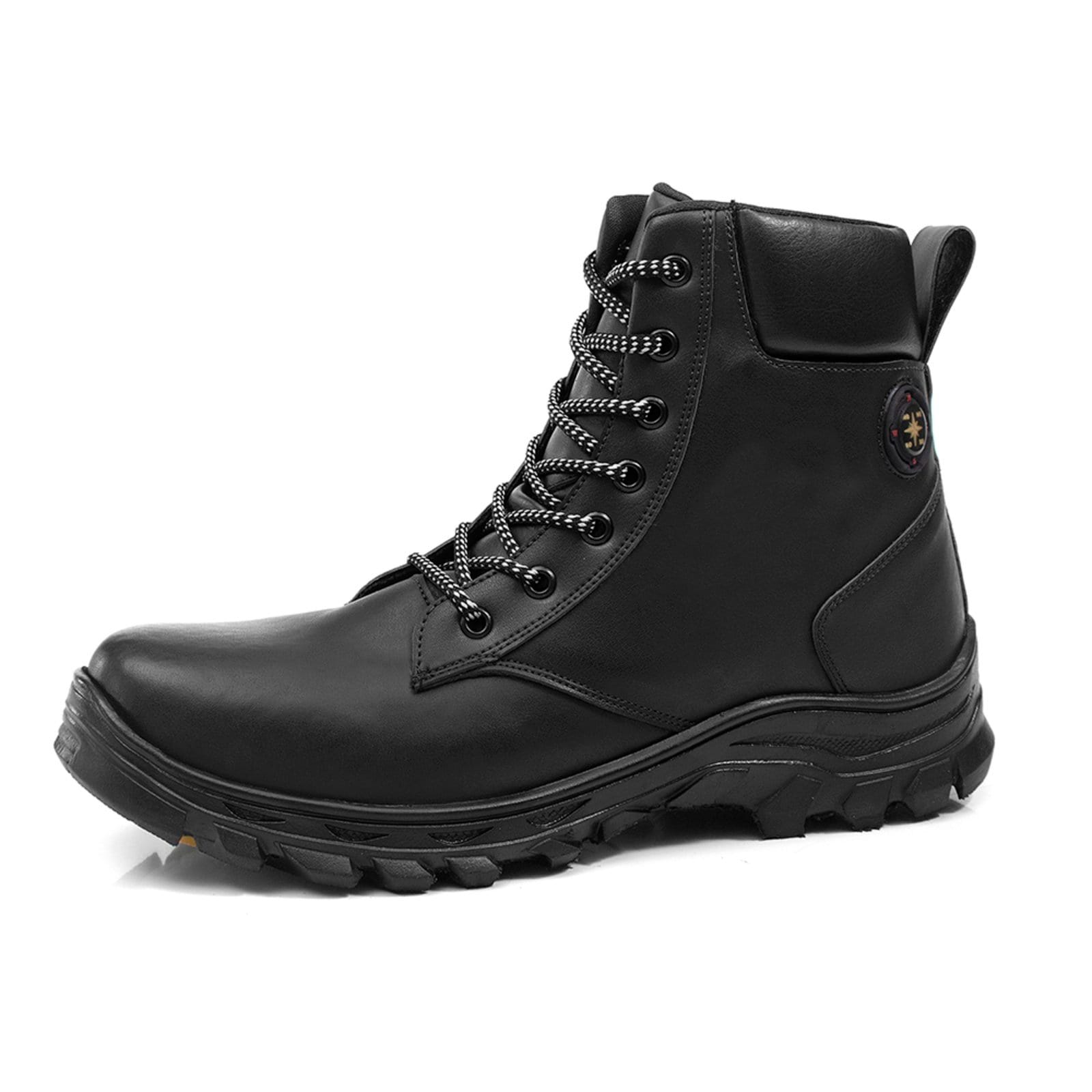Vista 2 Bota Casual Épico Adventure Masculina Cadarço Conforto Com Carteira ÉPICO CALÇADOS preto