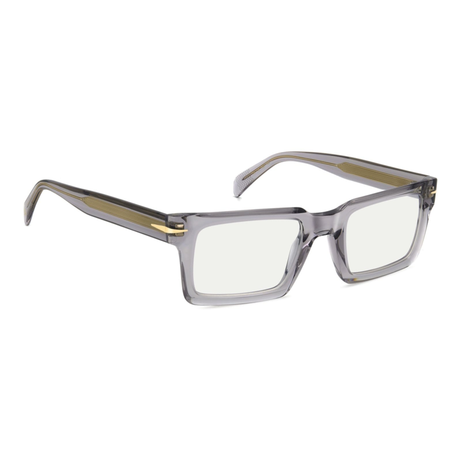 Vista 2 Armação de Óculos David Beckham DB 7126 Kb7 David Beckham cinza