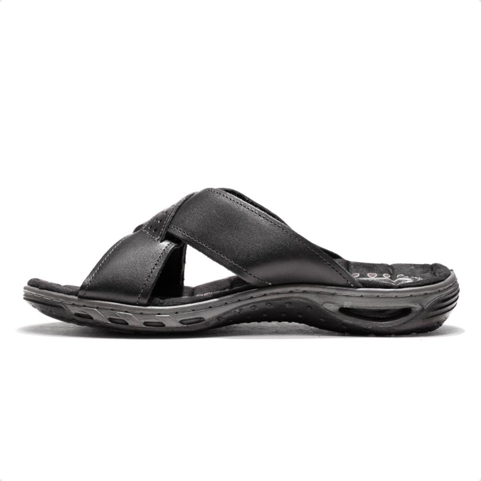 Vista 2 Chinelo Pegada Tiras Masculino PEGADA preto