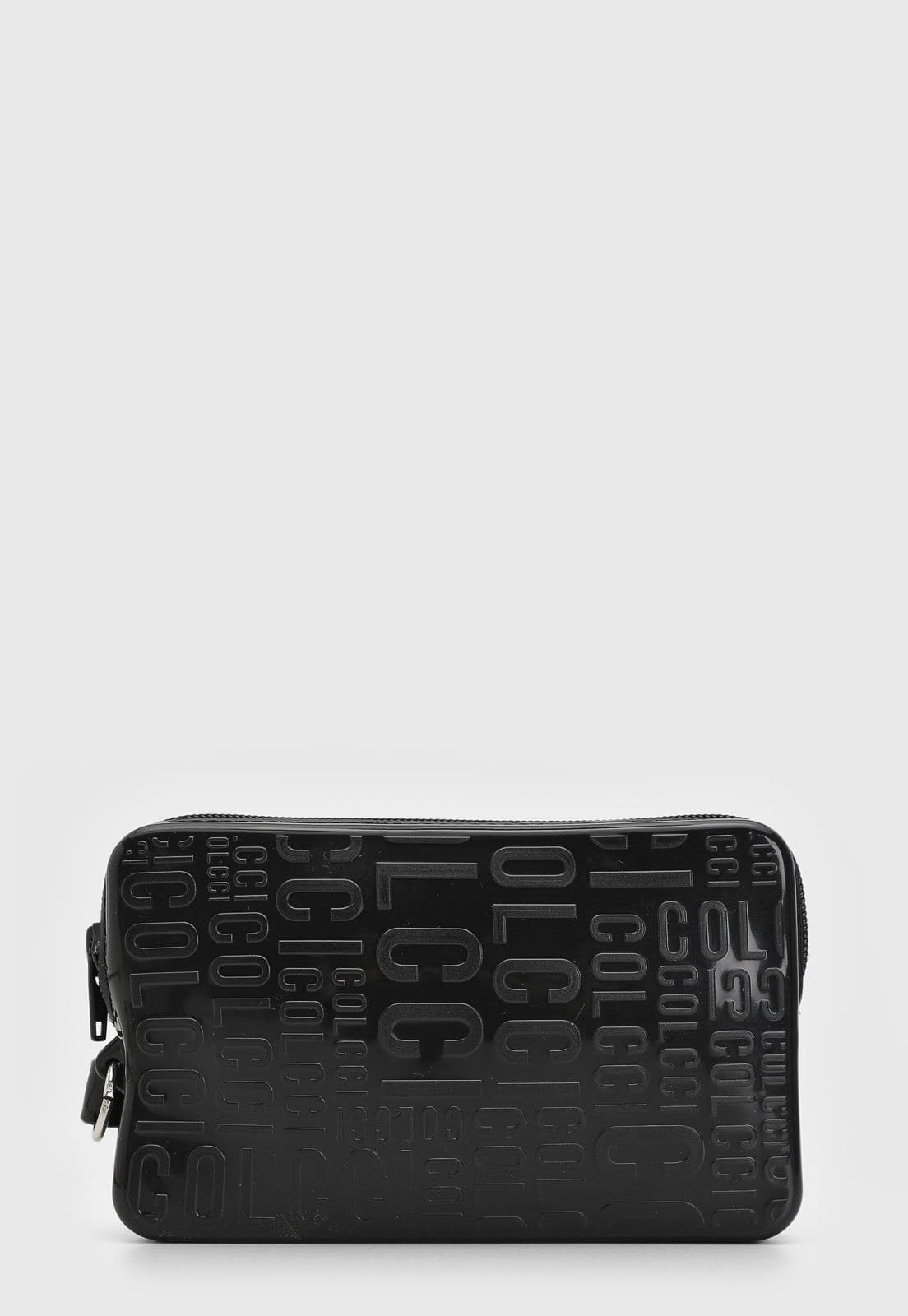 Bolsa Retangular Colcci Monograma Preta