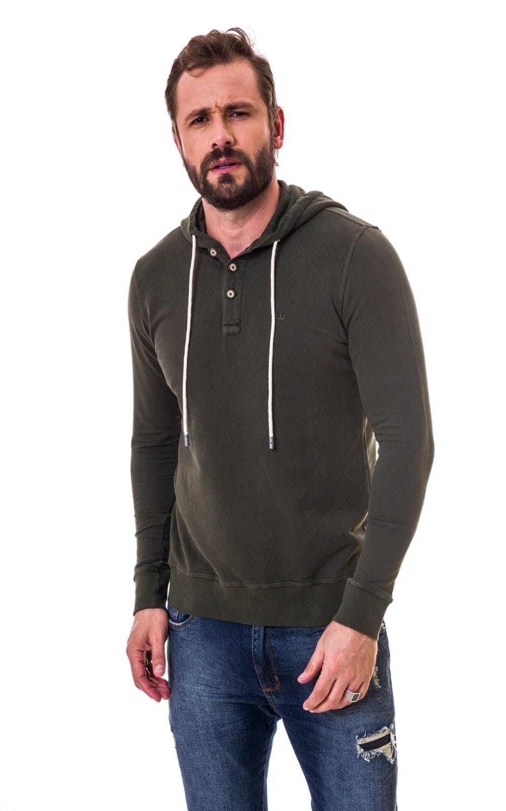 Moletom Aburguesia Slim Fit Militar