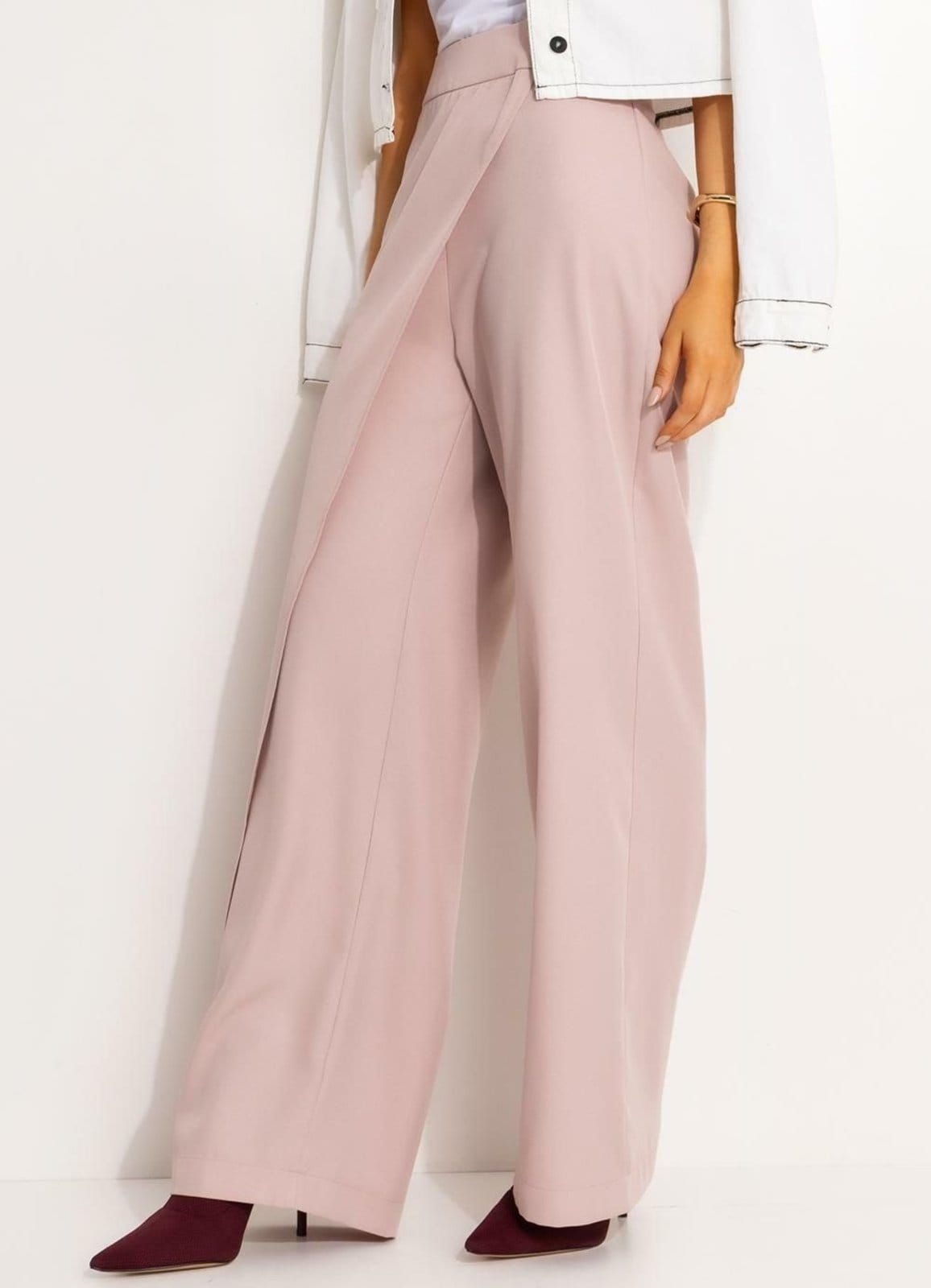 Calça Feminina Wrap Em Alfaiataria