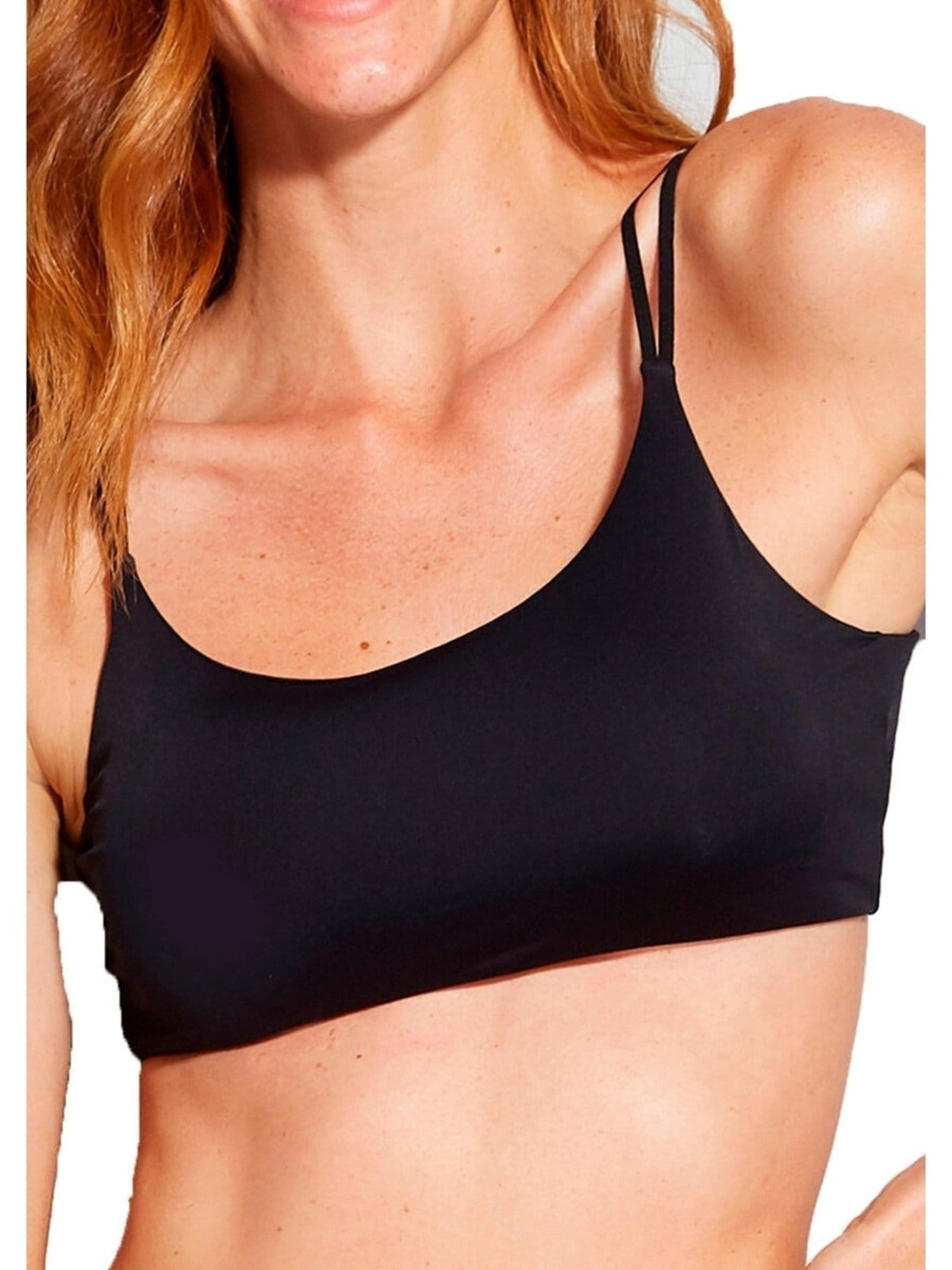 Vista 2 Kit com 3 Tops sem Aro com Bojo Removível Hope 2186 Hope preto