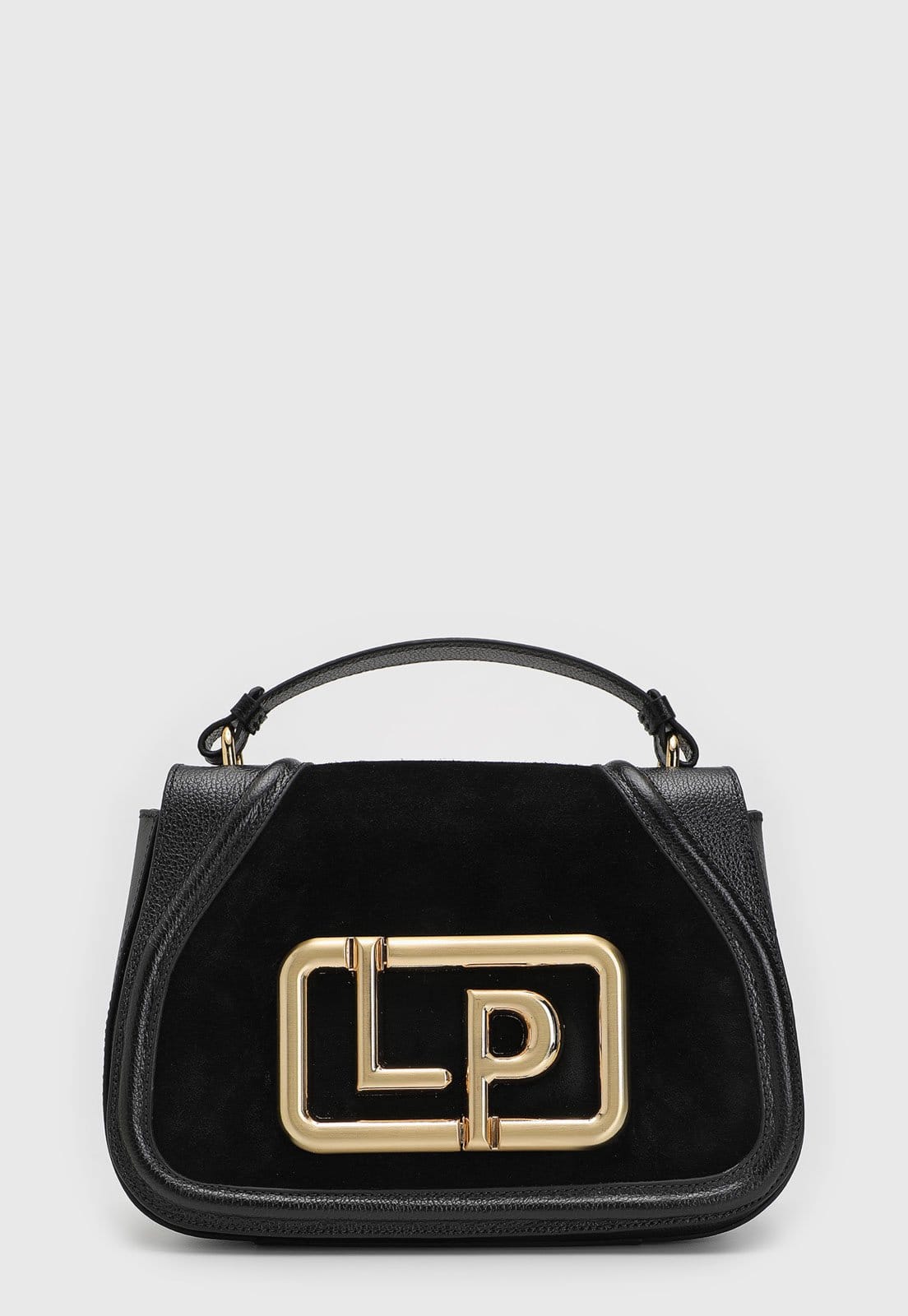 Bolsa Tiracolo Lança Perfume Alça Dupla Preta