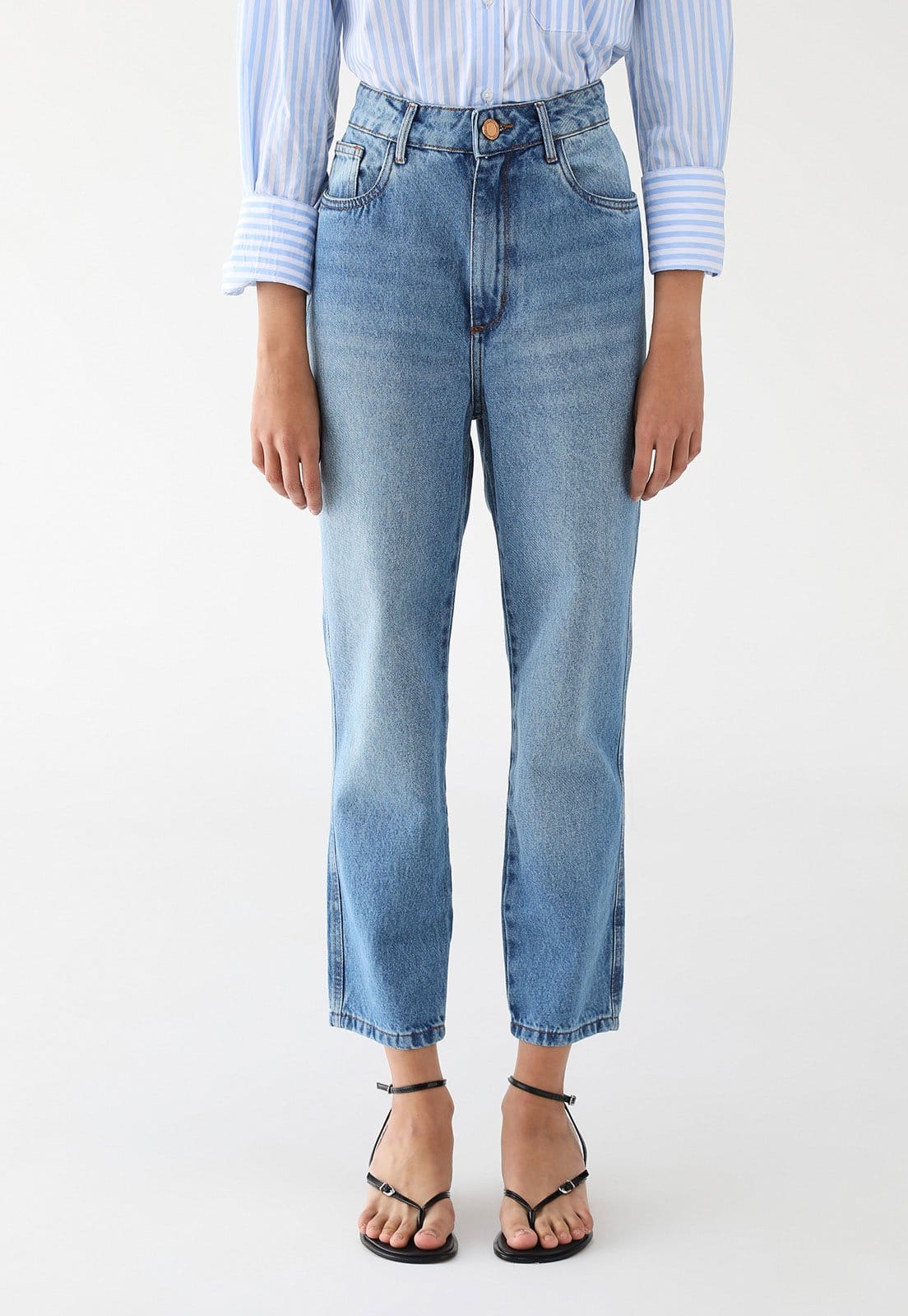 Calça Jeans Lança Perfume Mom Luna