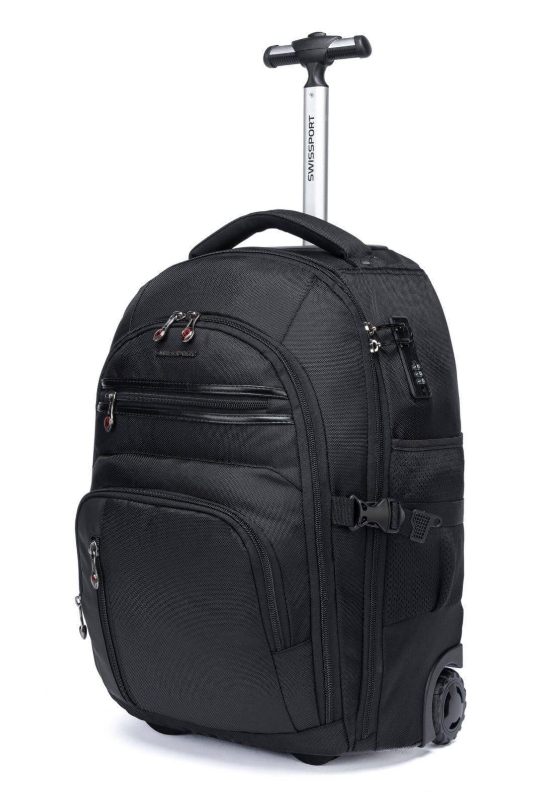 Mochila Swissport de Rodinhas Executiva Resistente Faculdade Trabalho - 2