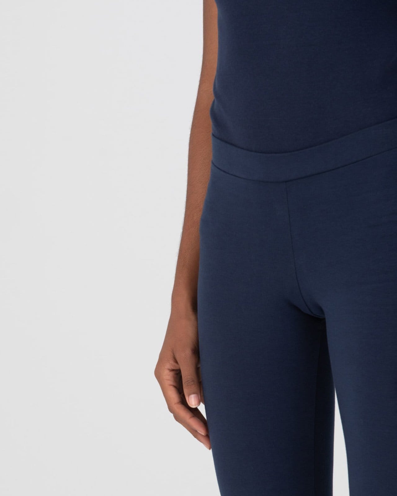 Vista 2 Calça Legging Cotton Malwee azul/azul marinho