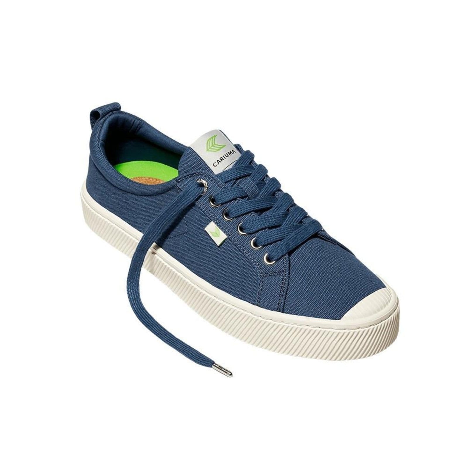 Vista 2 Tênis Cariuma Oca Low Masculino Shadow Blue Cariuma azul blue