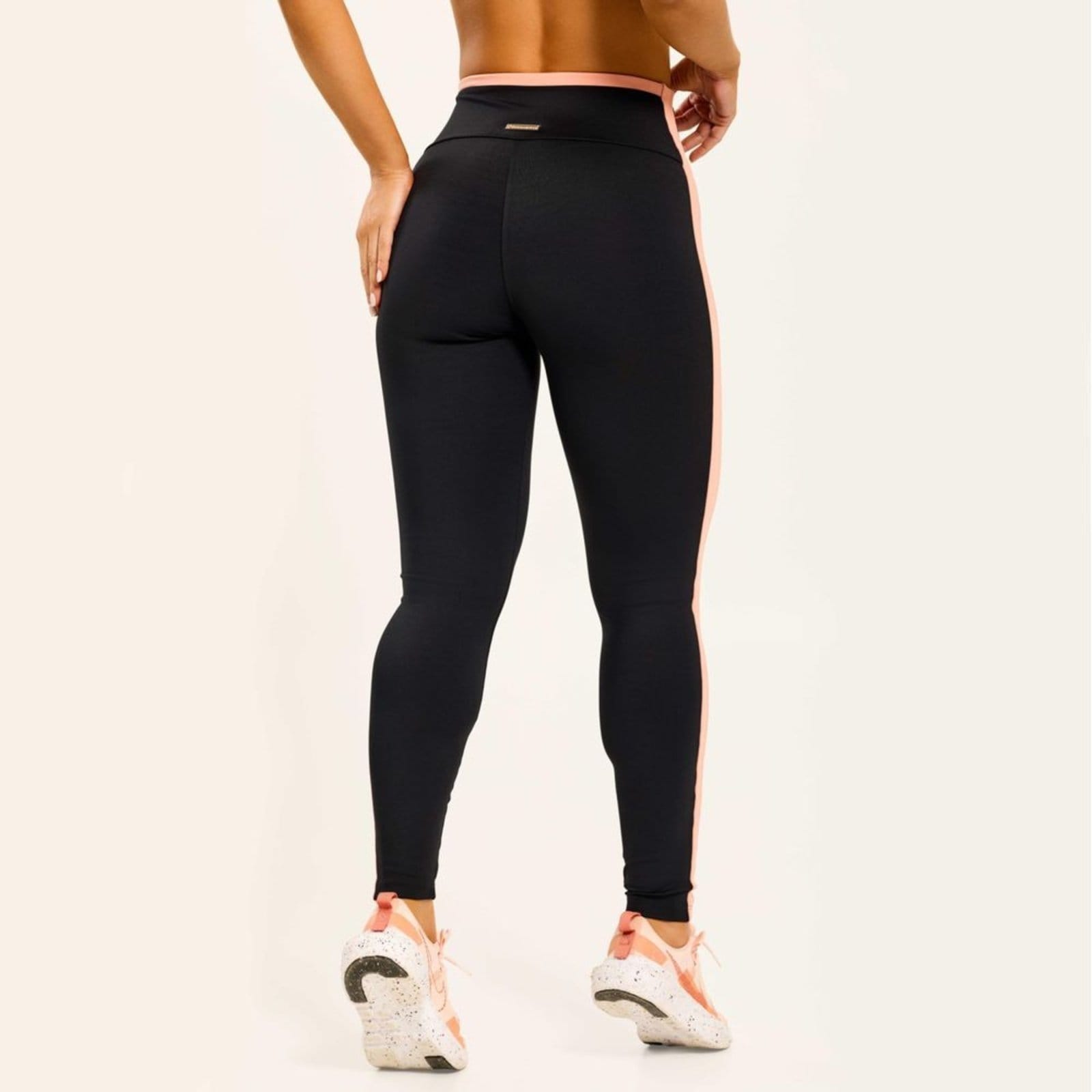 Vista 2 Legging Cosmo Poliamida Donna Carioca preto