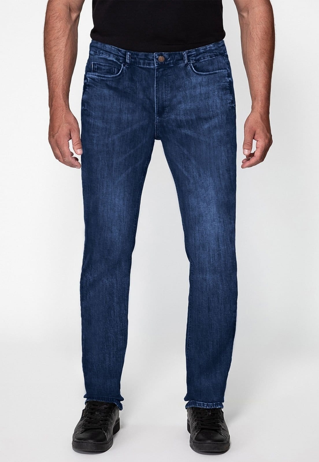 Calça Jeans Guess Slim Straight Escuro