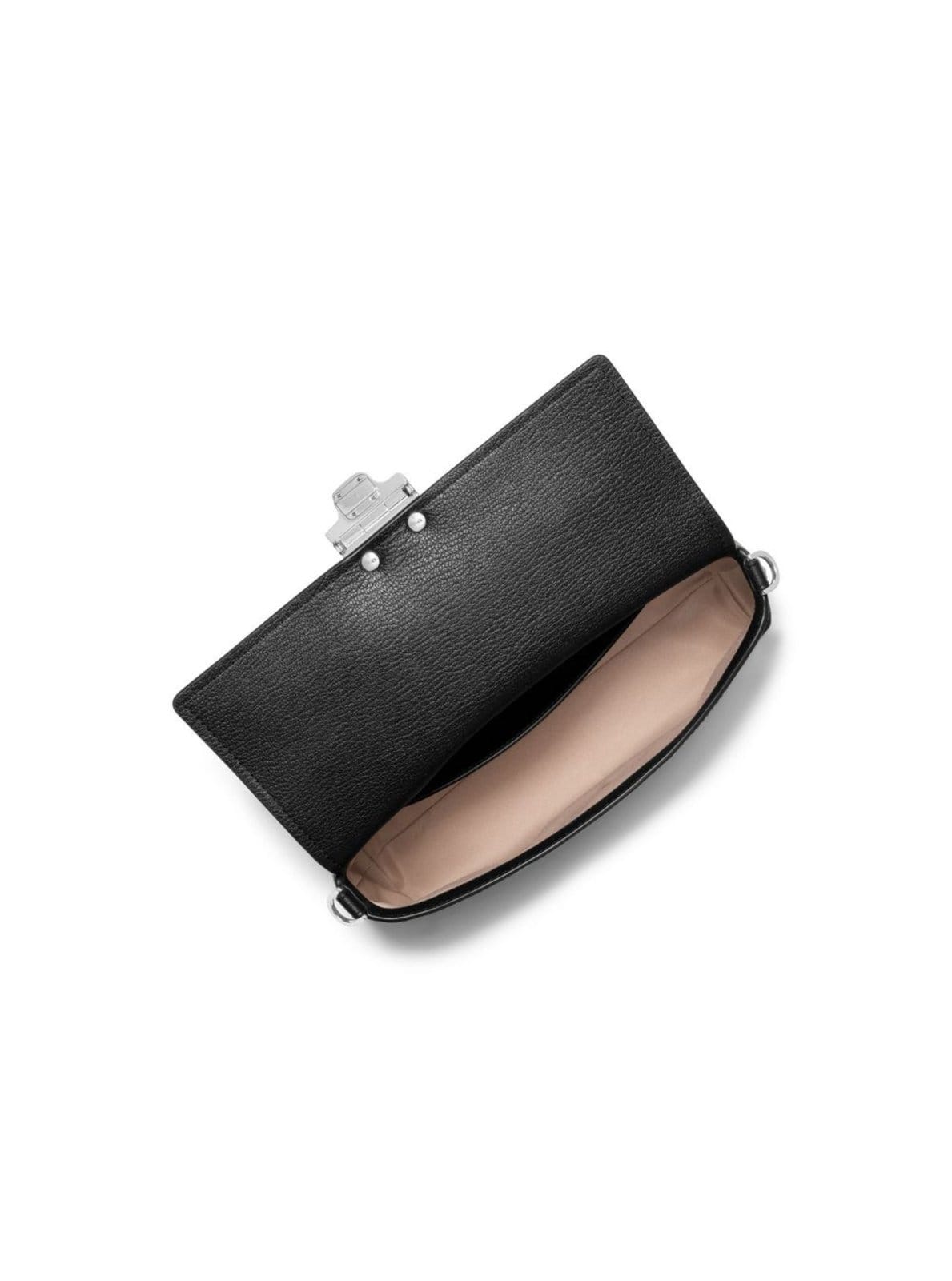 Vista 2 Bolsa Transversal Addie Média Em Couro 32S5S9XC8T001 Michael Kors preto