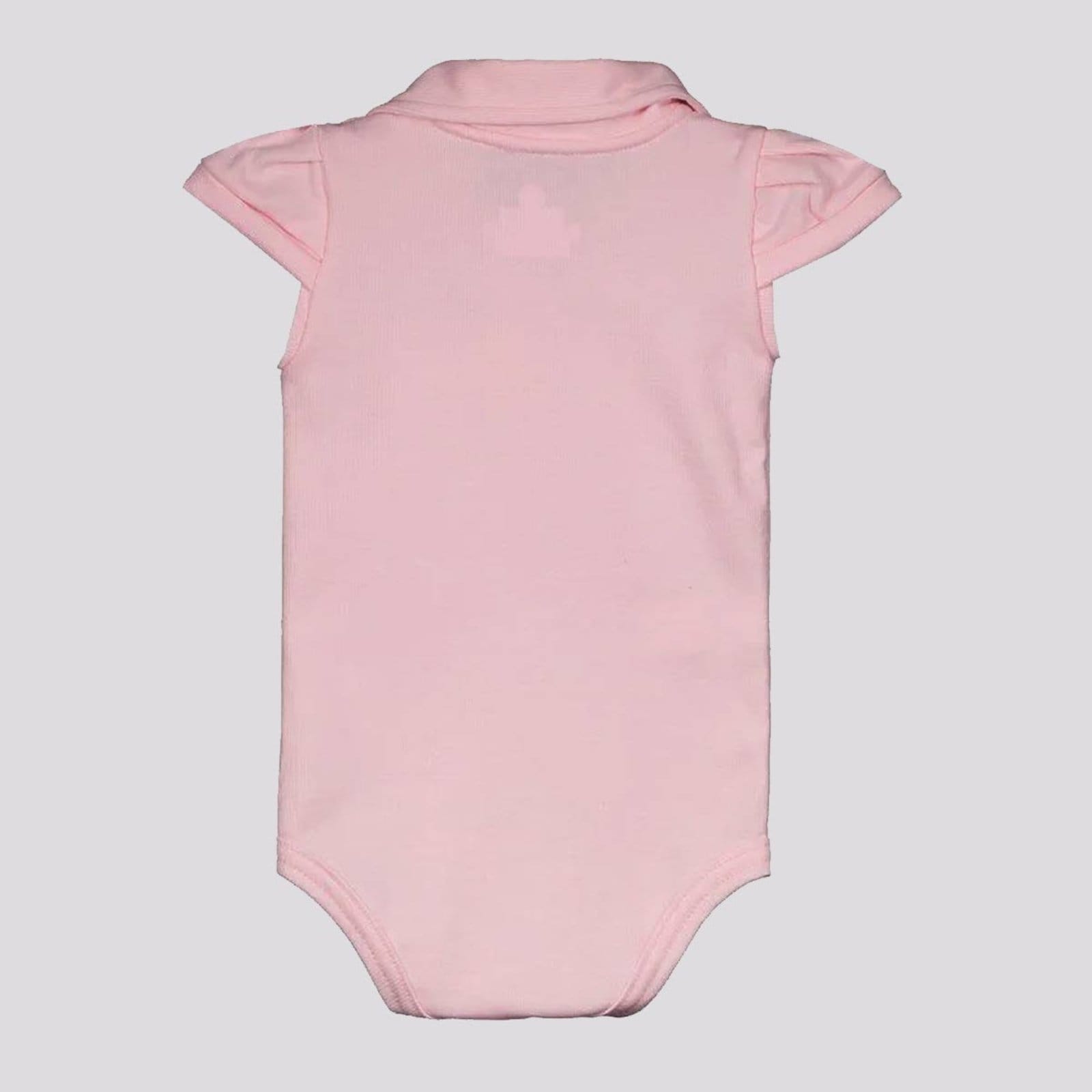 Vista 2 Body Polo Flamengo Torcida Baby rosa