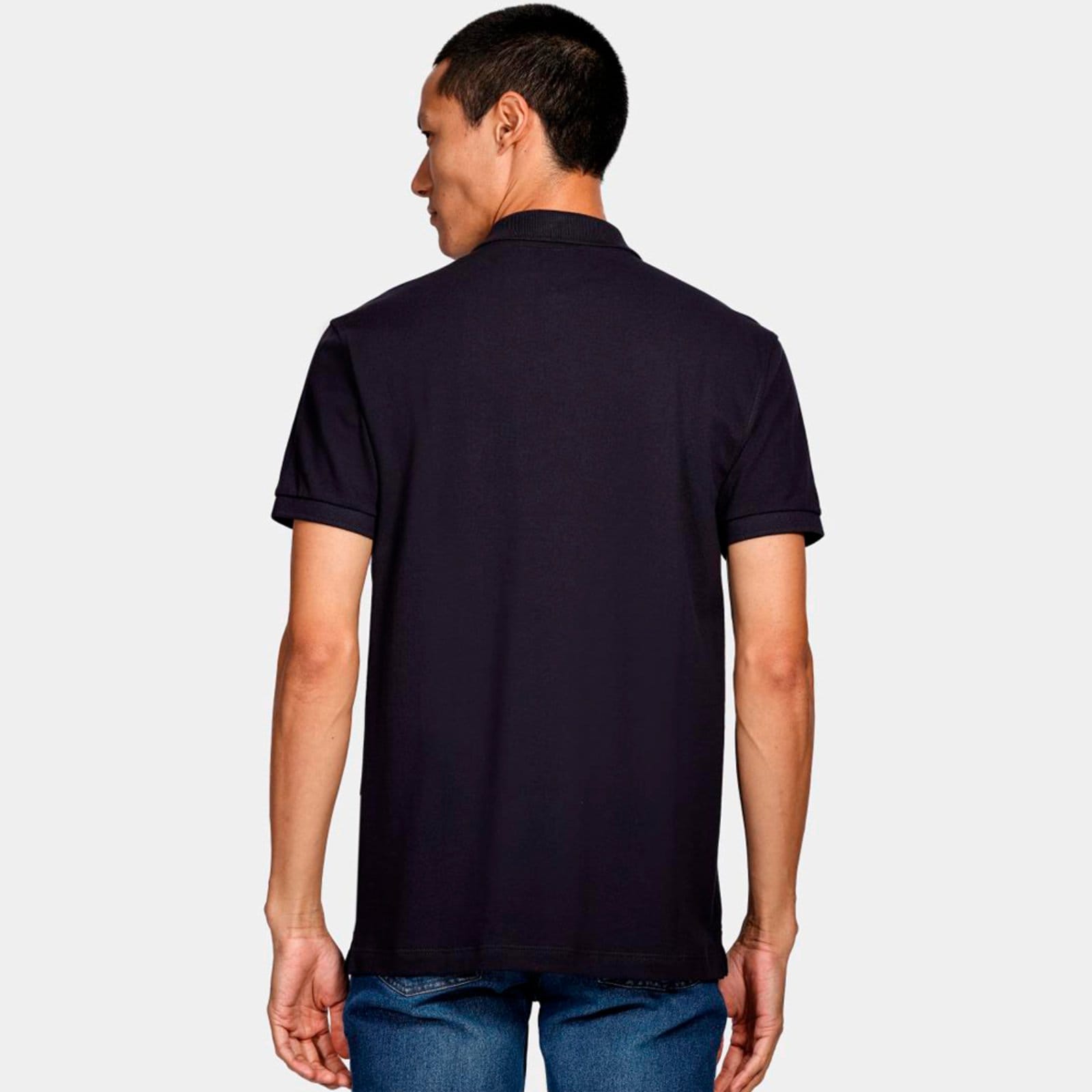 Vista 2 Camisa Polo Aramis Piquet Pastel Ve25 Marinho Masculino Aramis azul marinho