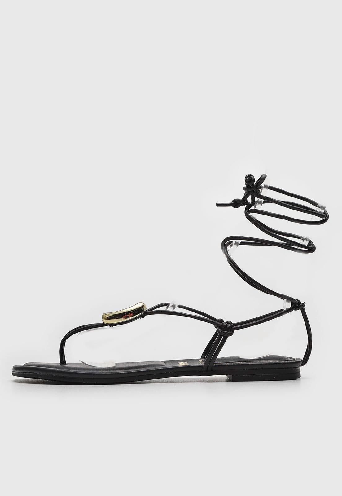 Rasteira Vizzano Aplicação Preta