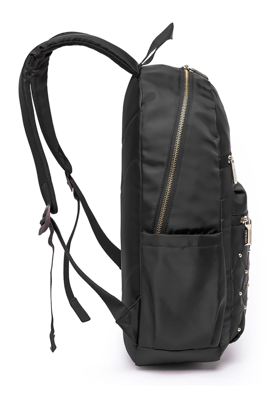 Vista 2 Mochila Cavalera Feminina Espaçosa Resistente Faculdade Cavalera preto