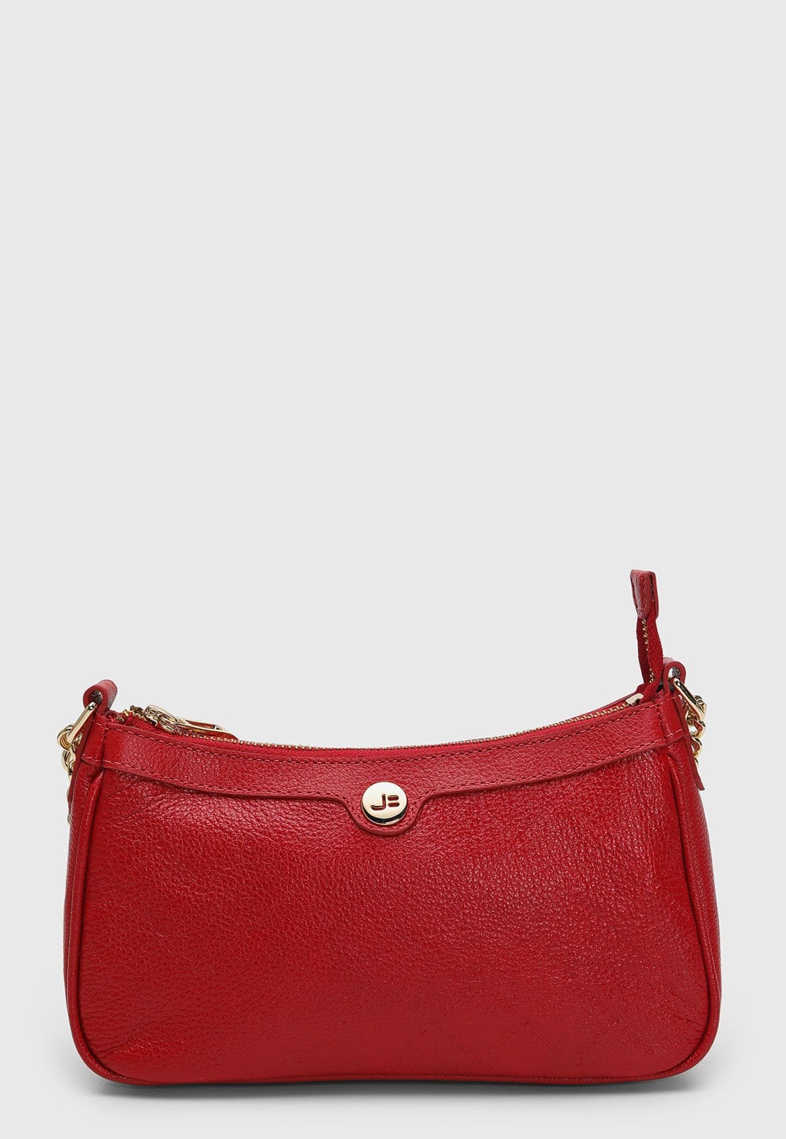 Bolsa Feminina Jorge Bischoff Texturizada Vermelha