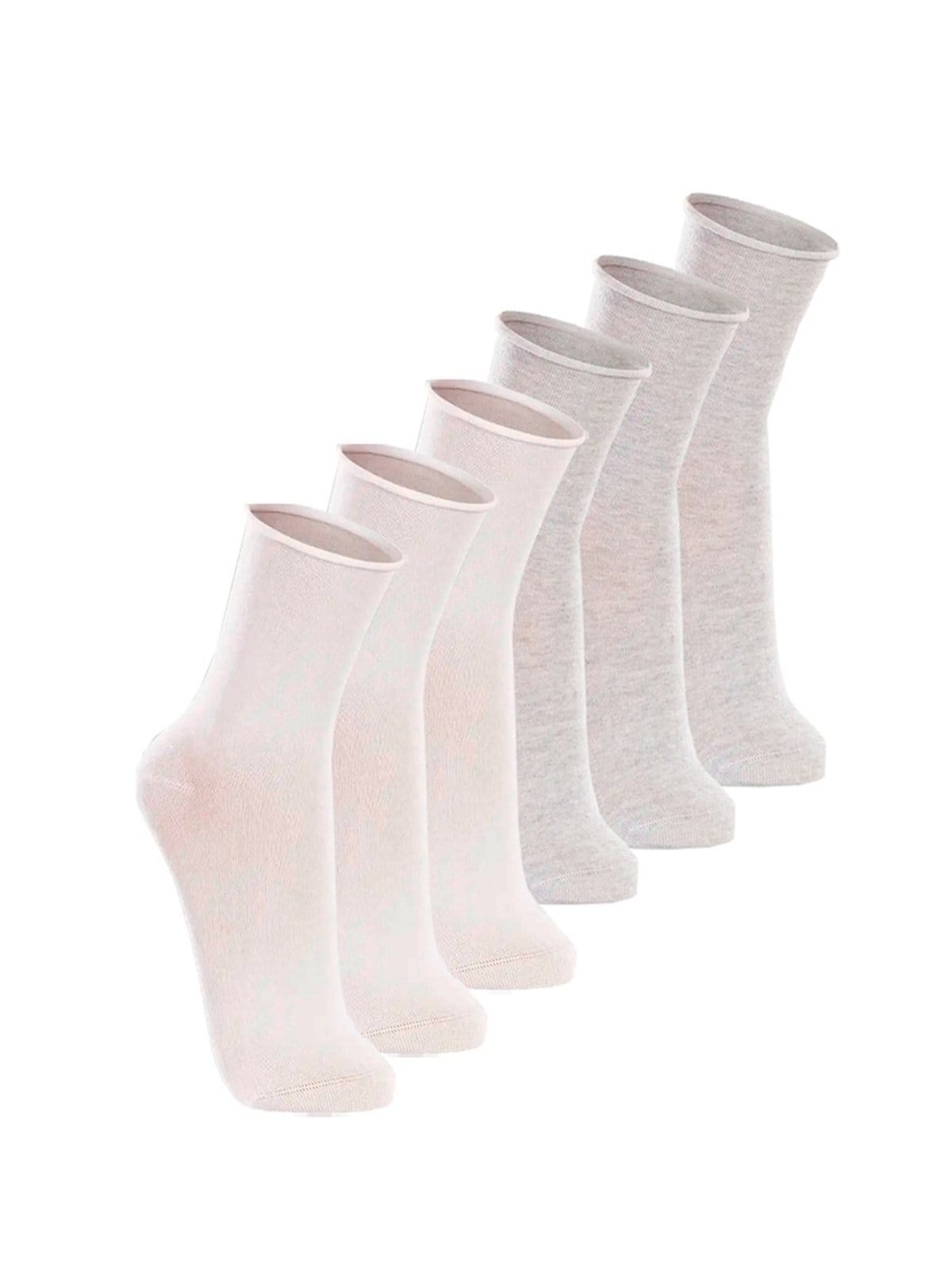 Kit com 6 Pares de Meias sem Punho Casual Lupo