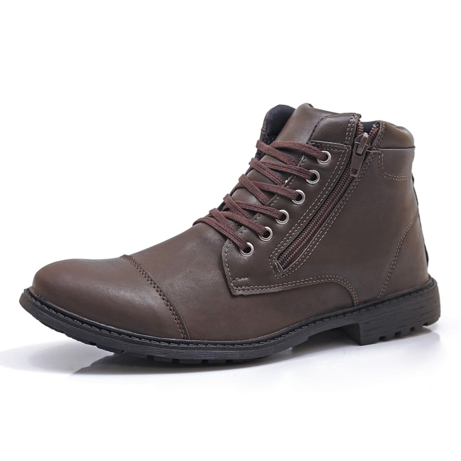 Vista 2 Bota Masculina Bredeni com Zíper Capital Com Carteira BREDENI marrom