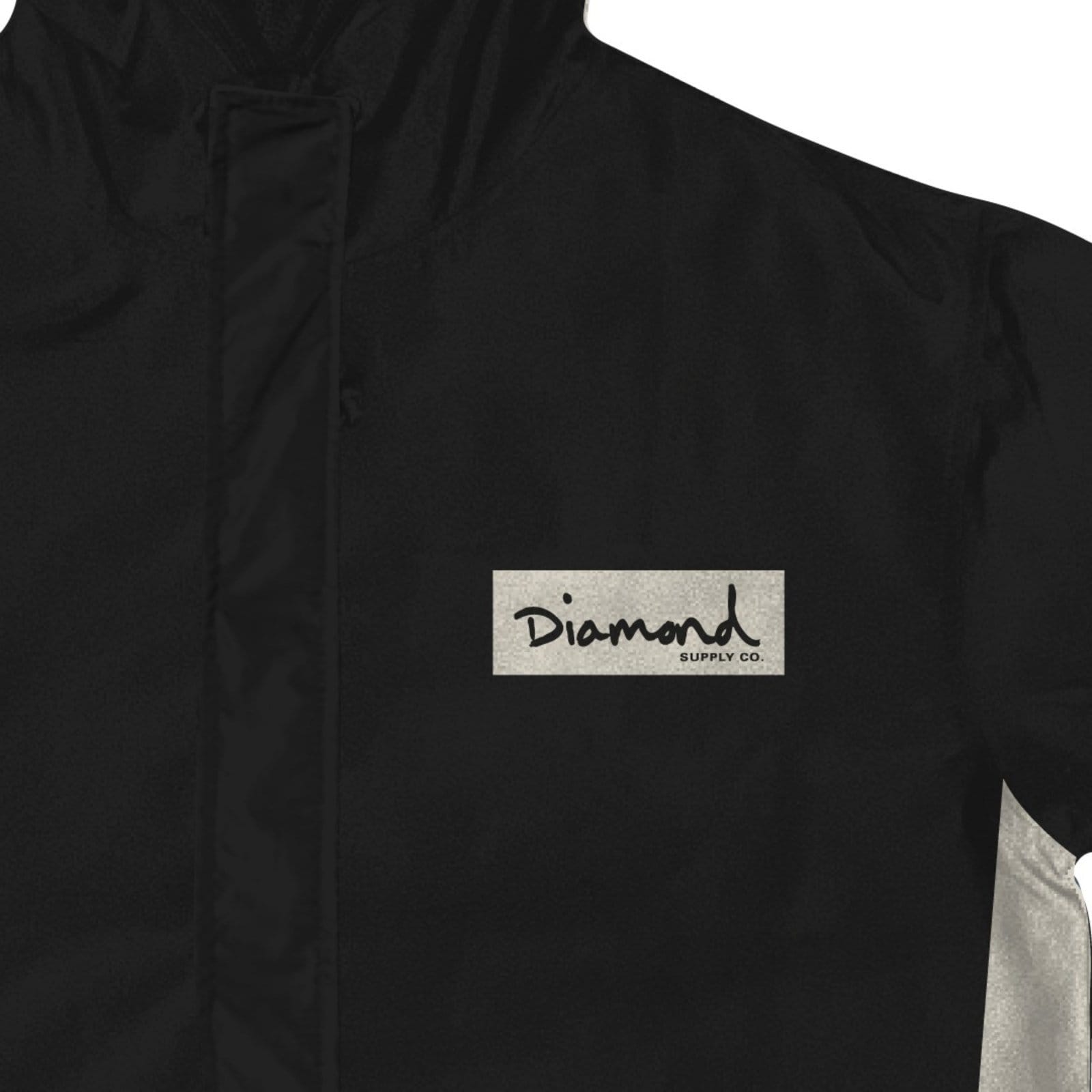 Vista 2 Jaqueta Diamond Box Logo Cut - BLACK Diamond preto black