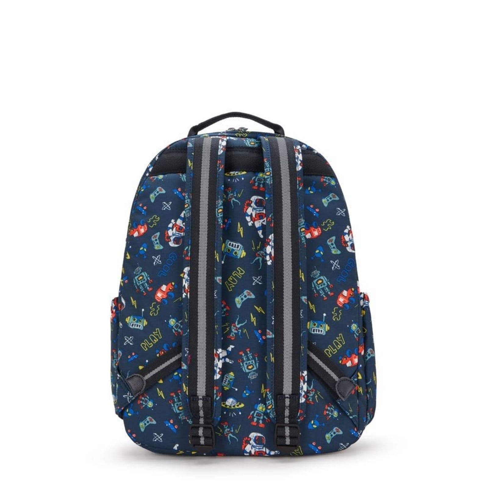 Vista 2 Mochila Kipling Seoul Lap Space Game Kipling azul marinho