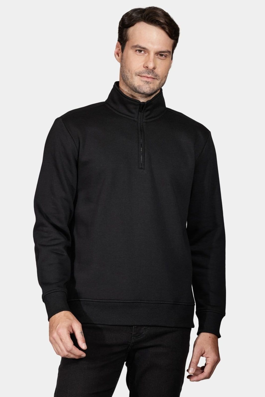 Moletom de Malha 1/2 Zíper