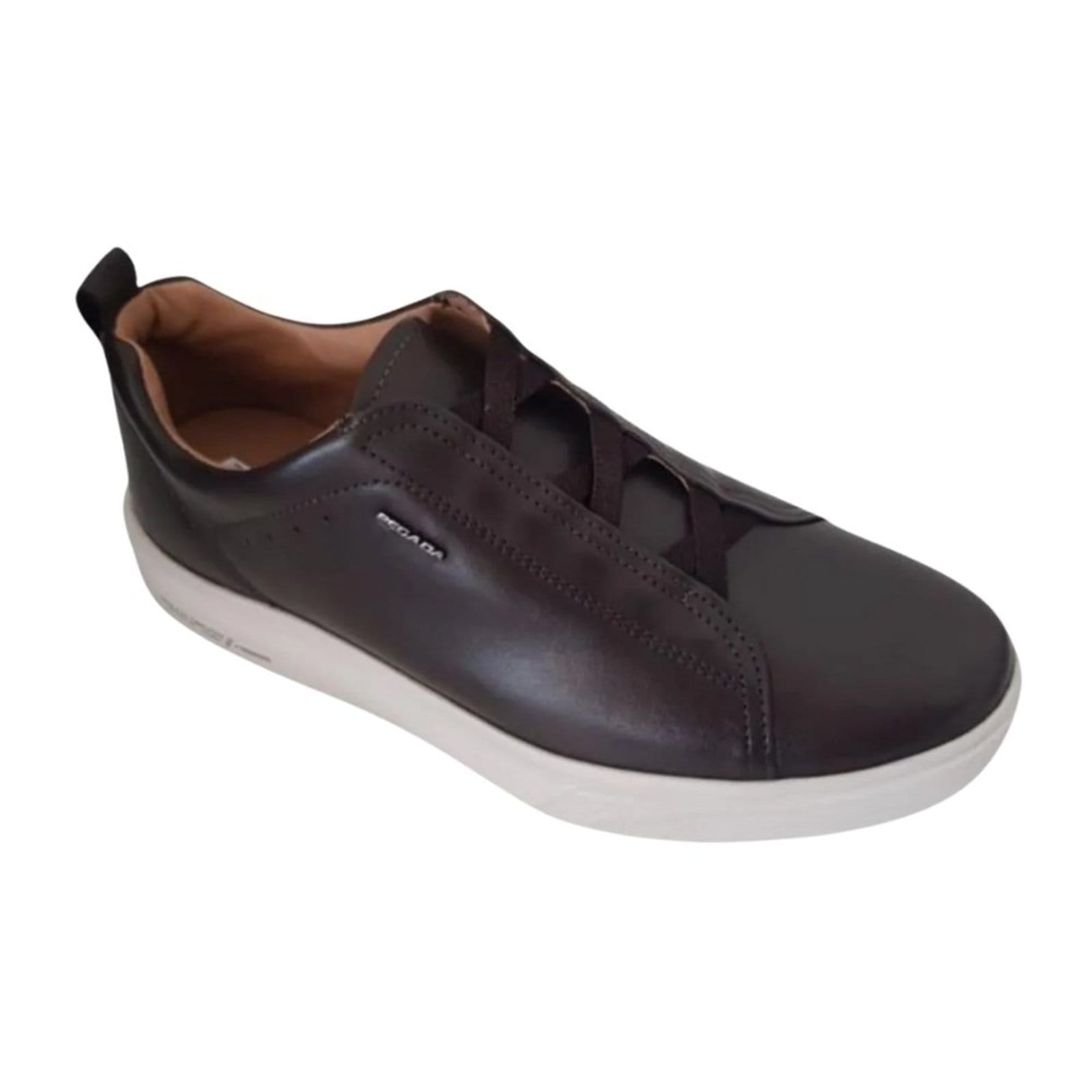 Vista 2 Sapatenis Pegada Couro Masculino - 111921 PEGADA marrom