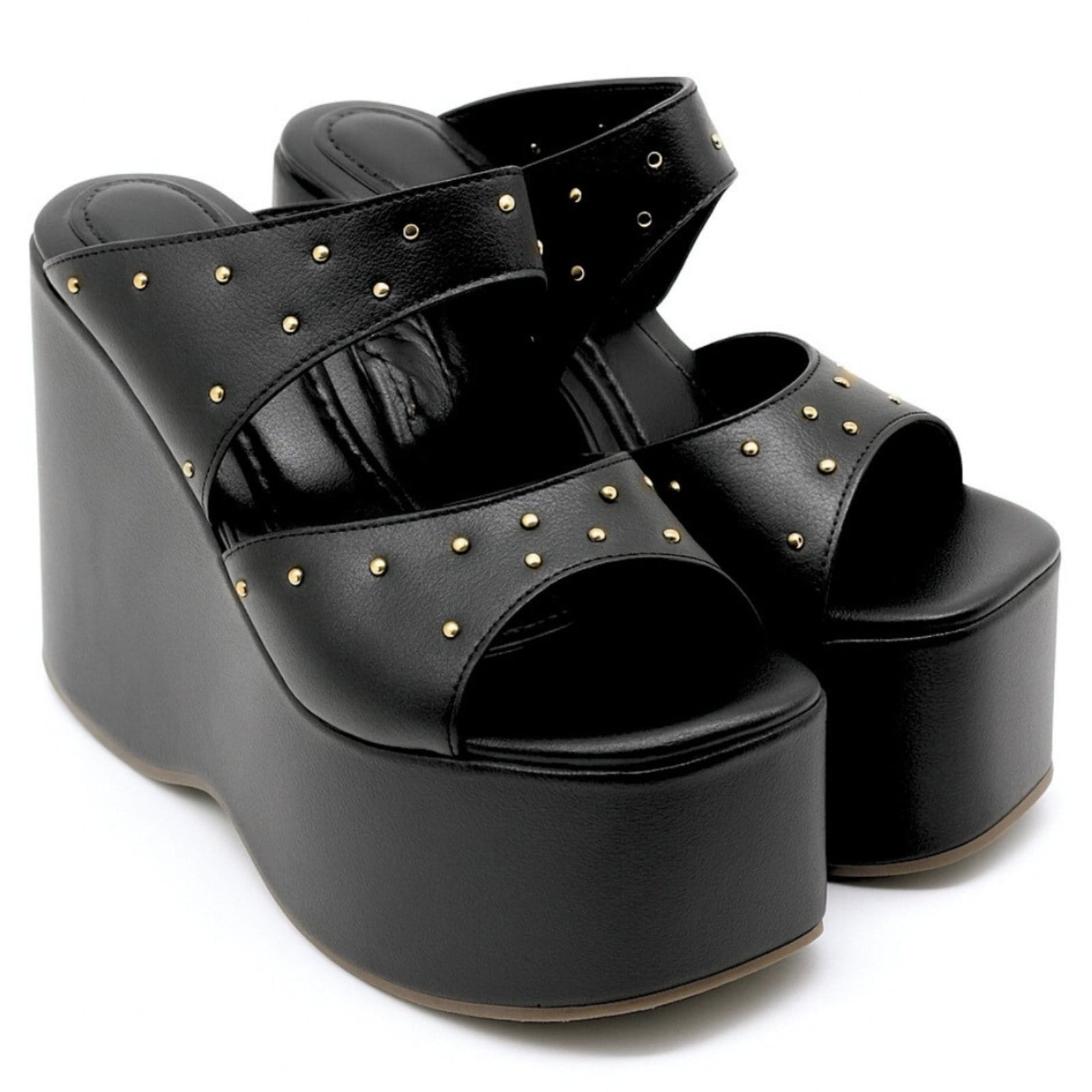 Tamanco Feminino Anabela Plataforma Flor da Pele 182179 Floter